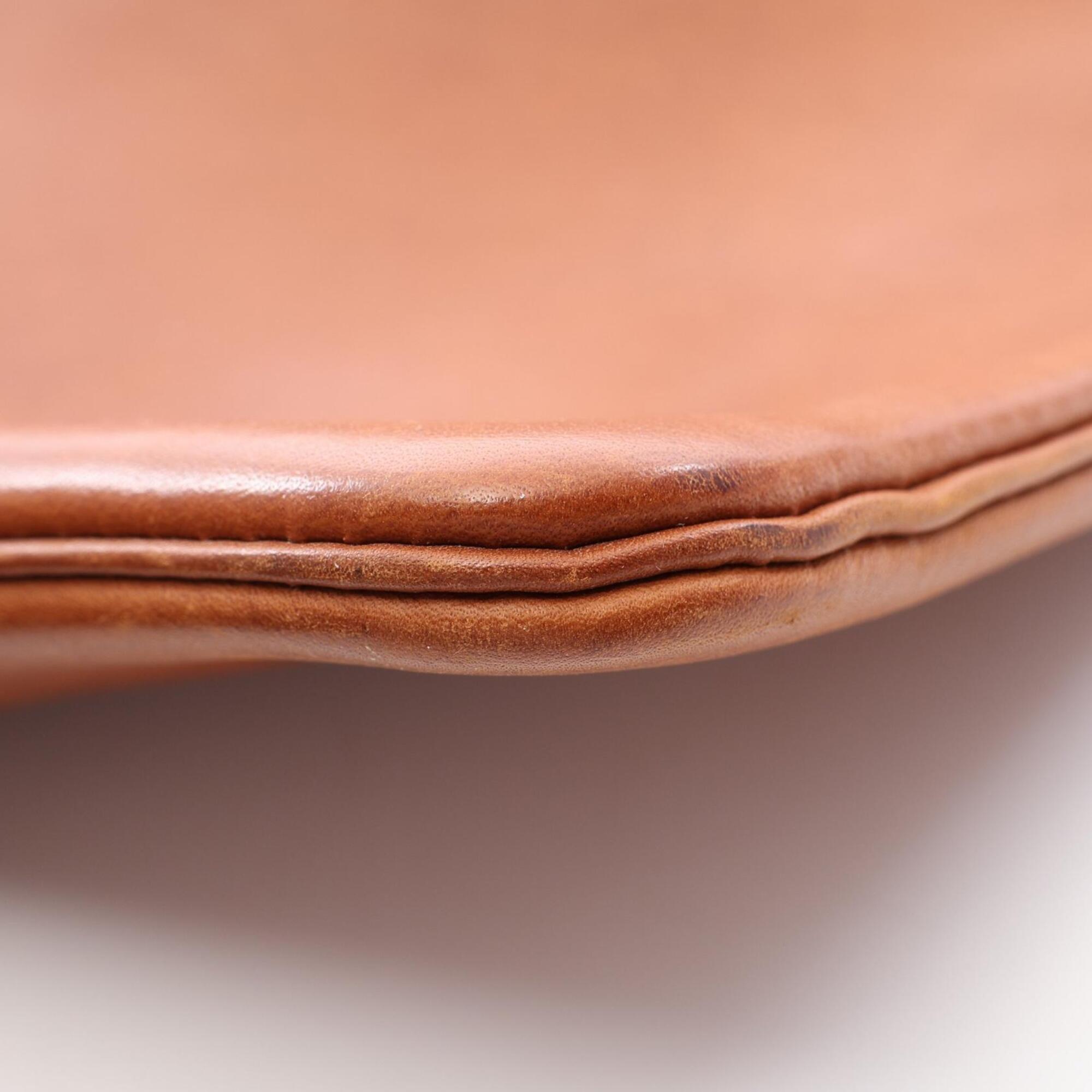 Hermes Brown Fauve Barenia Leather Handbag Shoulder Bag (Pre-Owned)