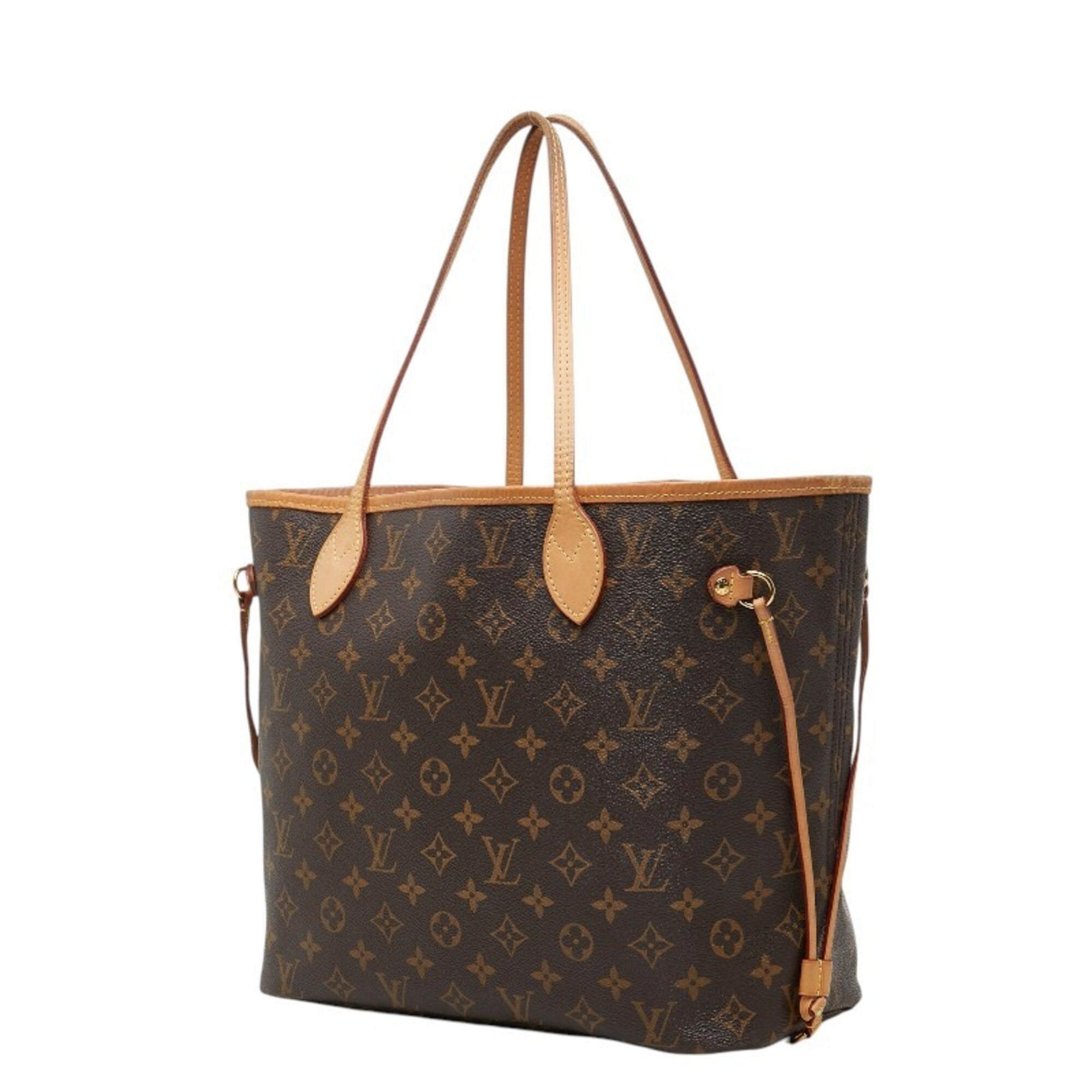 Louis Vuitton Brown Pink Pvc Leather Shoulder Bag Tote Bag (Pre-Owned)