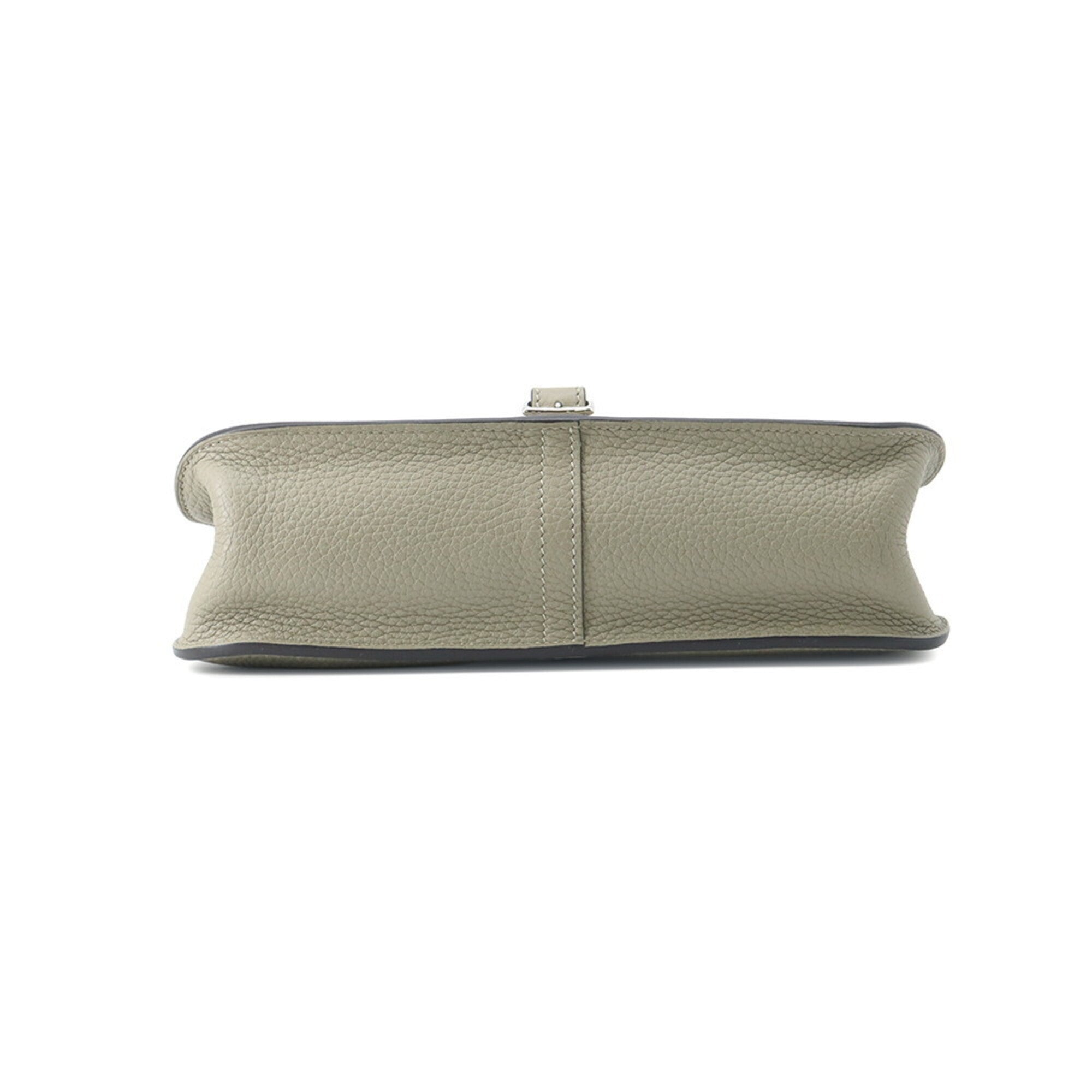 Hermes Alezan Beige Taurillon Clemence Leather Handbag (Pre-Owned)