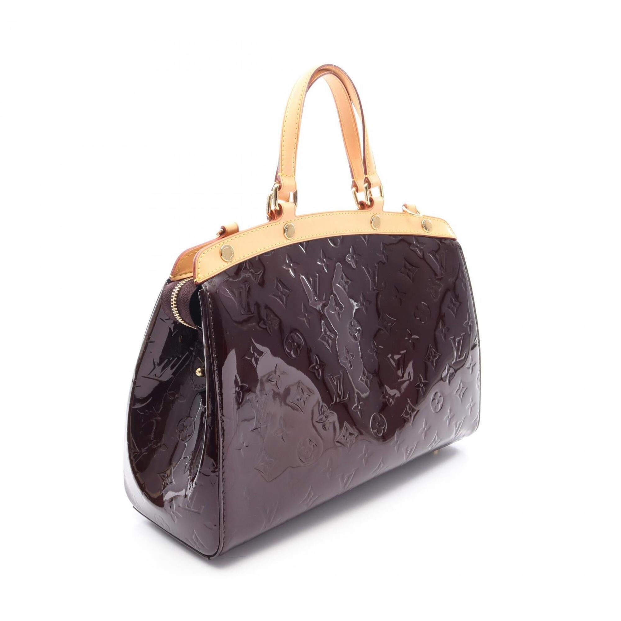 Louis Vuitton Amarante Purple Vernis Leather Handbag (Pre-Owned)