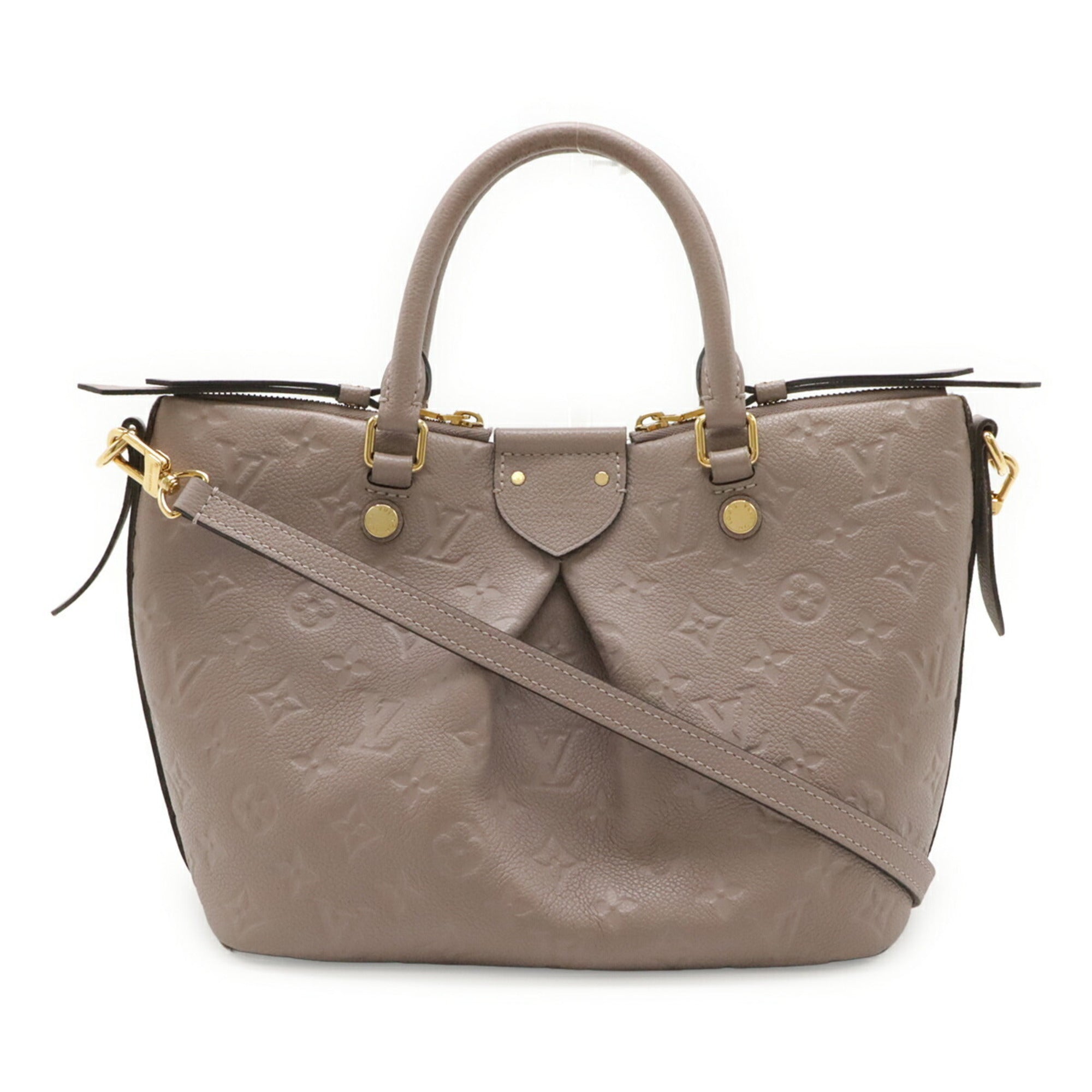 Louis Vuitton Monogram Empreinte Taupe Monogram Empreinte Handbag Shoulder Bag (Pre-Owned)
