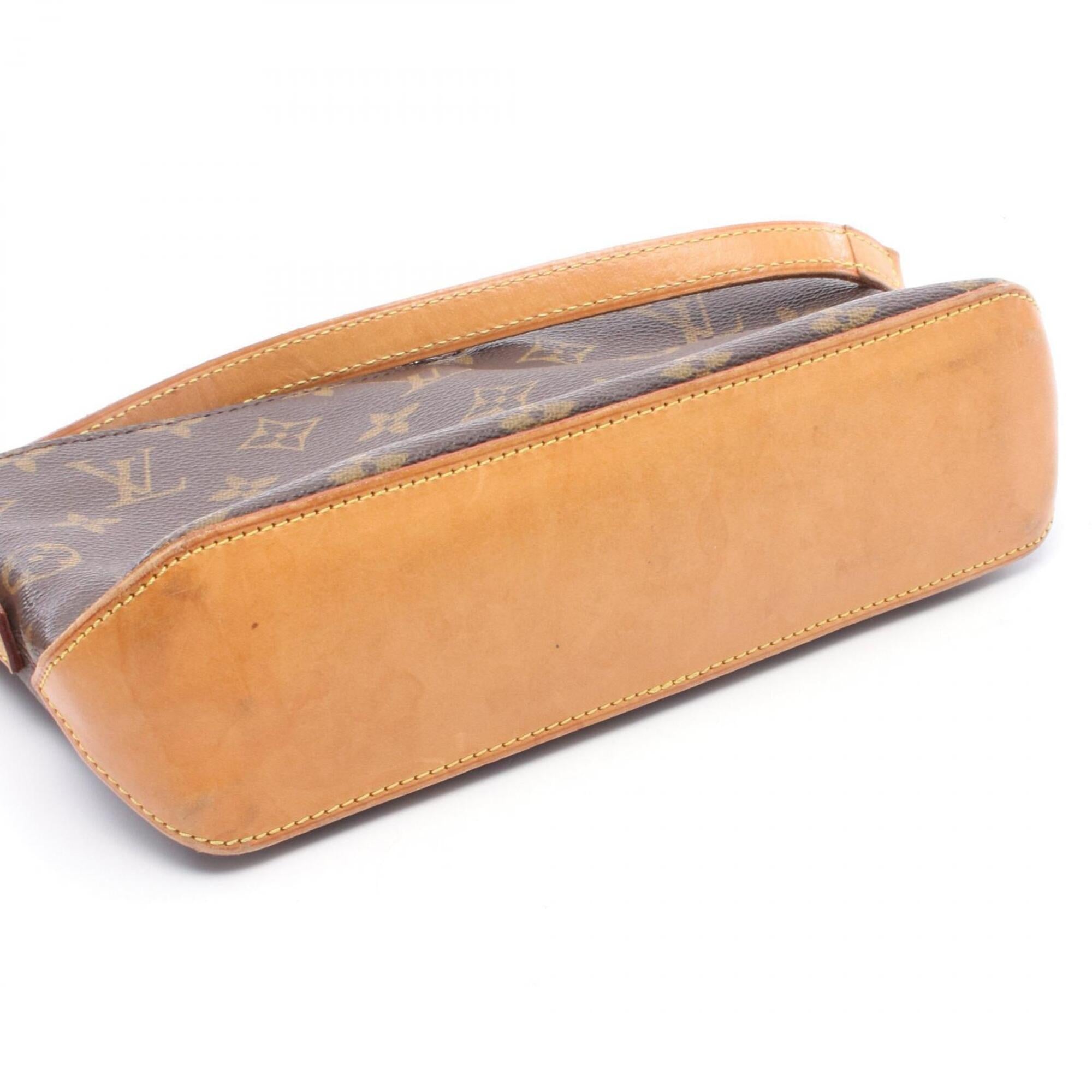 Louis Vuitton Brown Pvc Coated Canvas Leather Shoulder Bag (Pre-Owned)