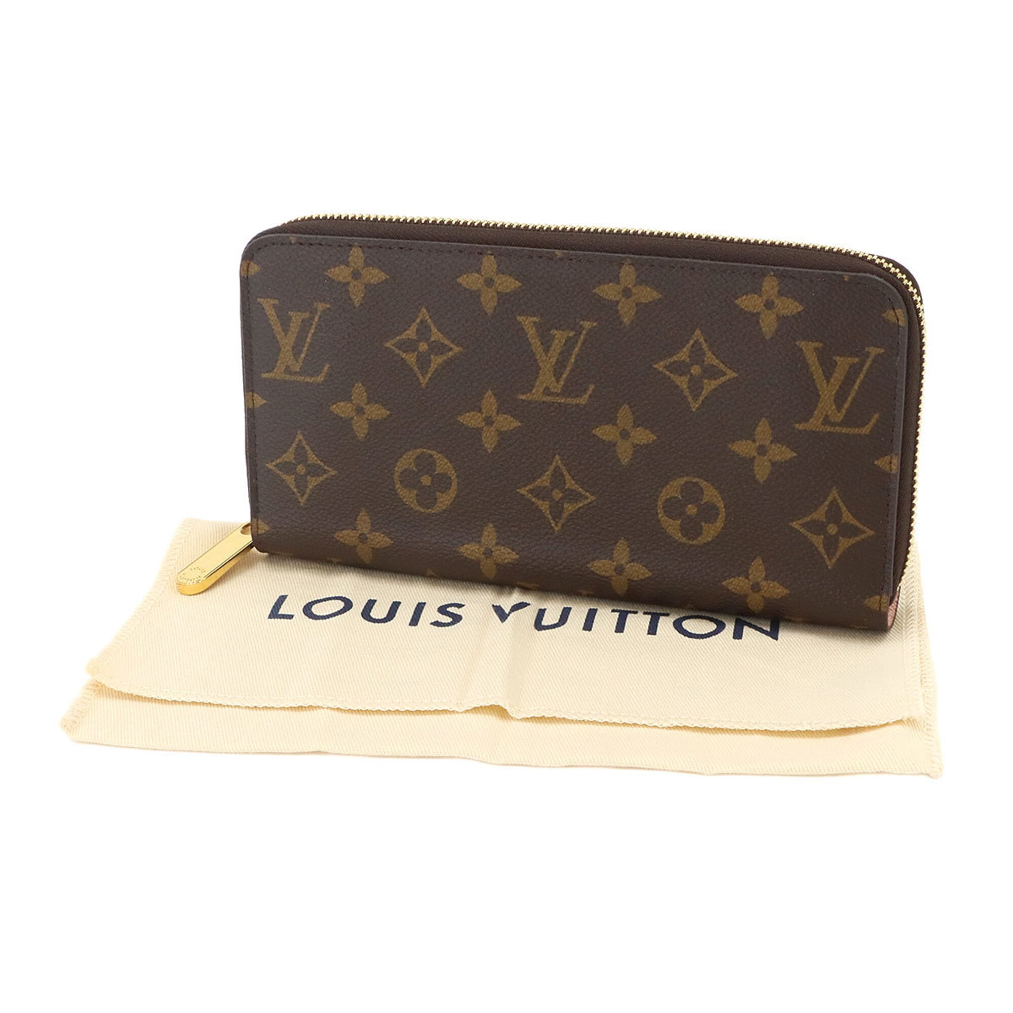 Louis Vuitton Monogram Rose Ballerine Monogram Long Wallet (Bi-Fold) (Pre-Owned)