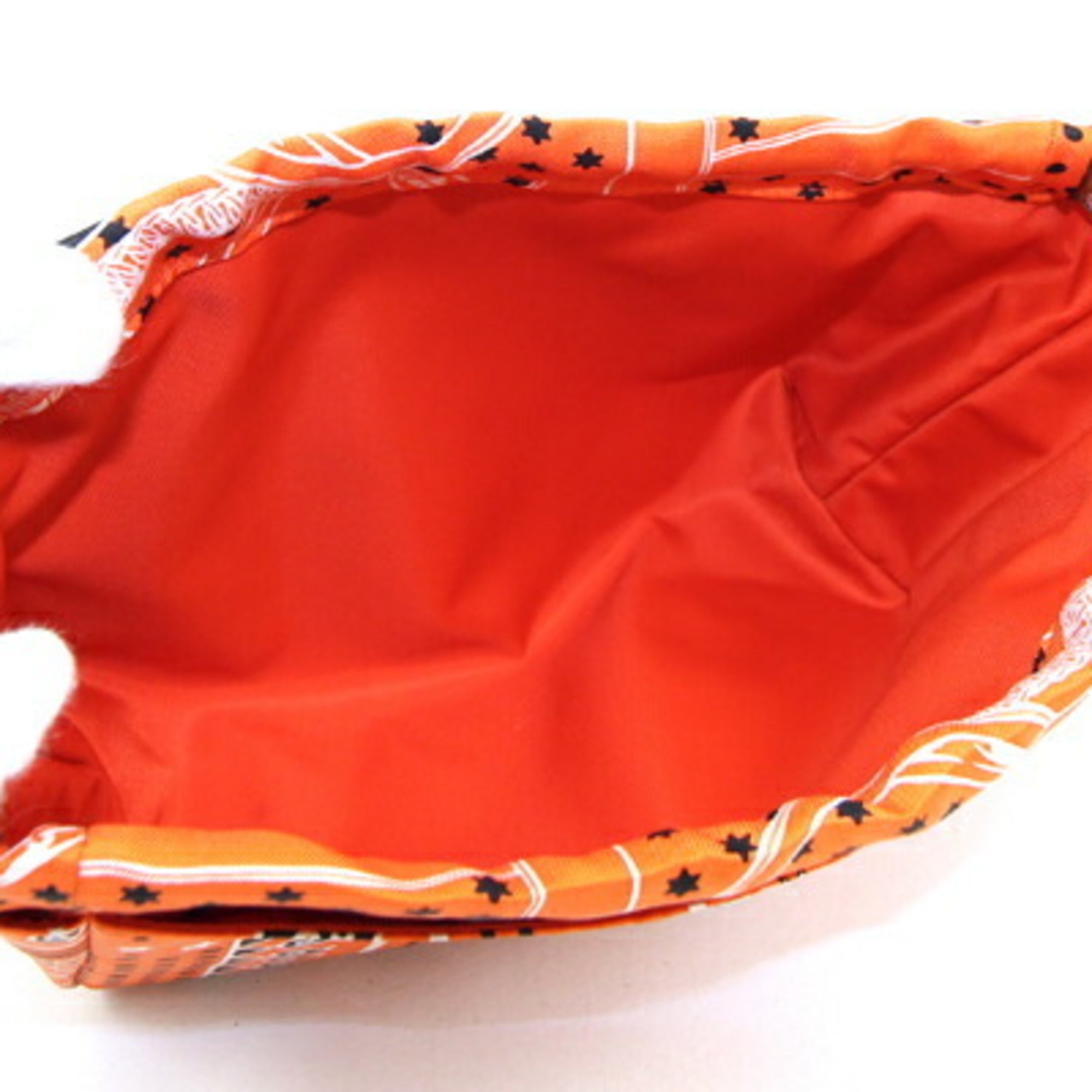 Hermes Orange Silk Pouch (Pre-Owned)