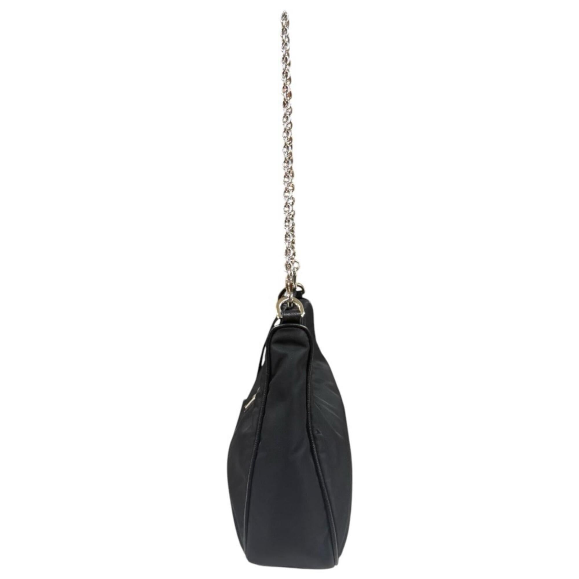 Prada Black Nylon Shoulder Bag (Pre-Owned)
