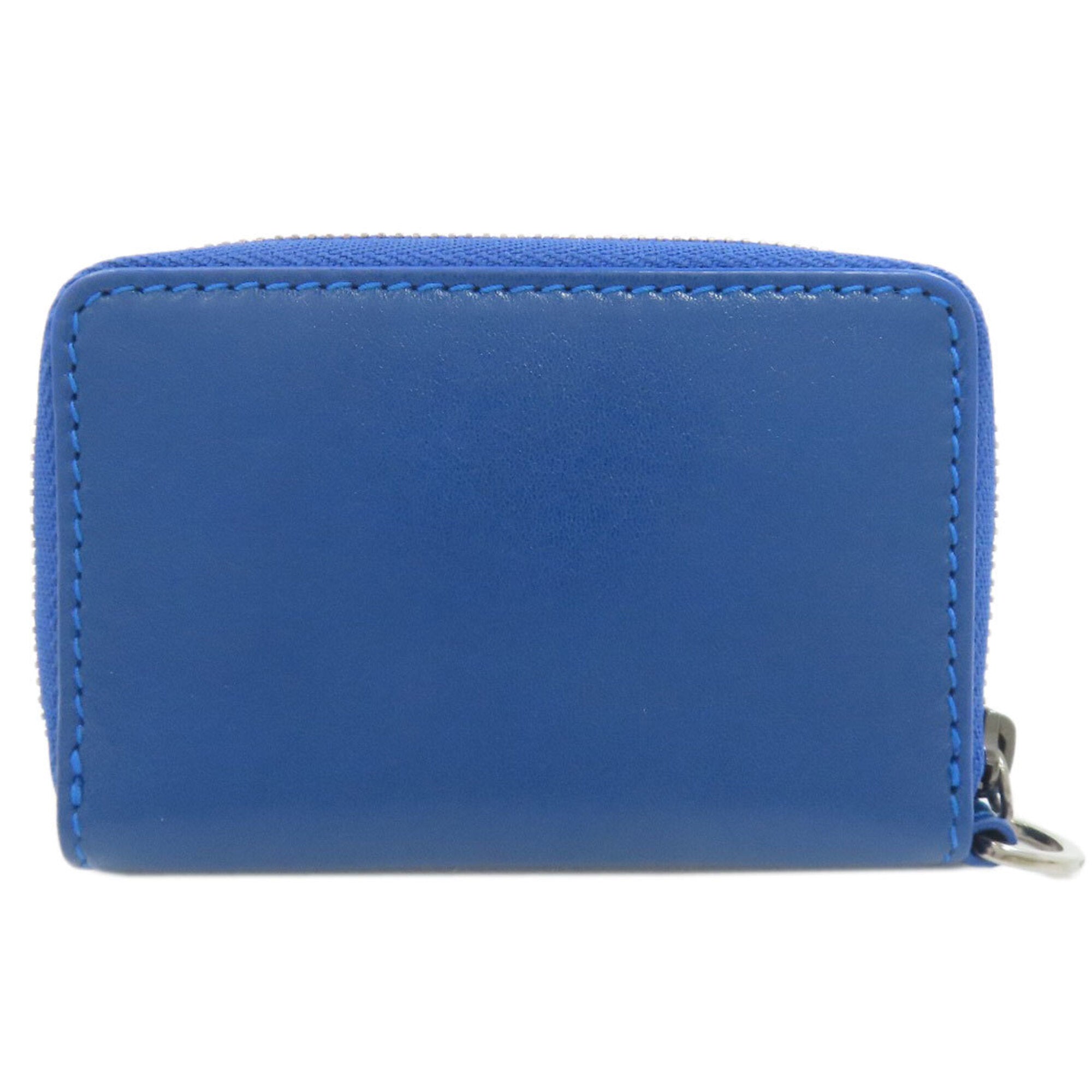 Jimmy Choo Blue Leather Coin Purse/Coin Case (Pre-Owned)