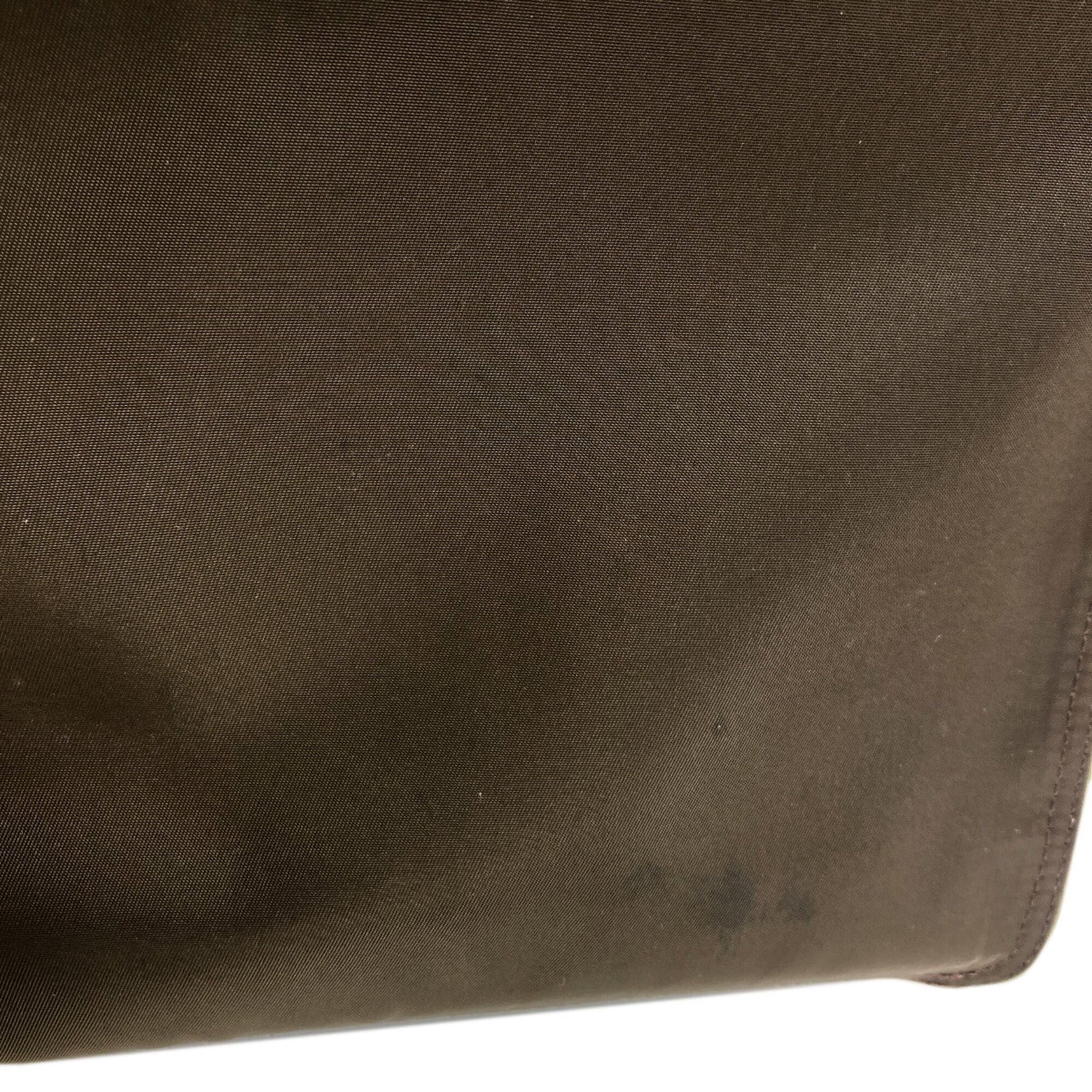 Fendi Khaki Nylon Handbag (Pre-Owned)