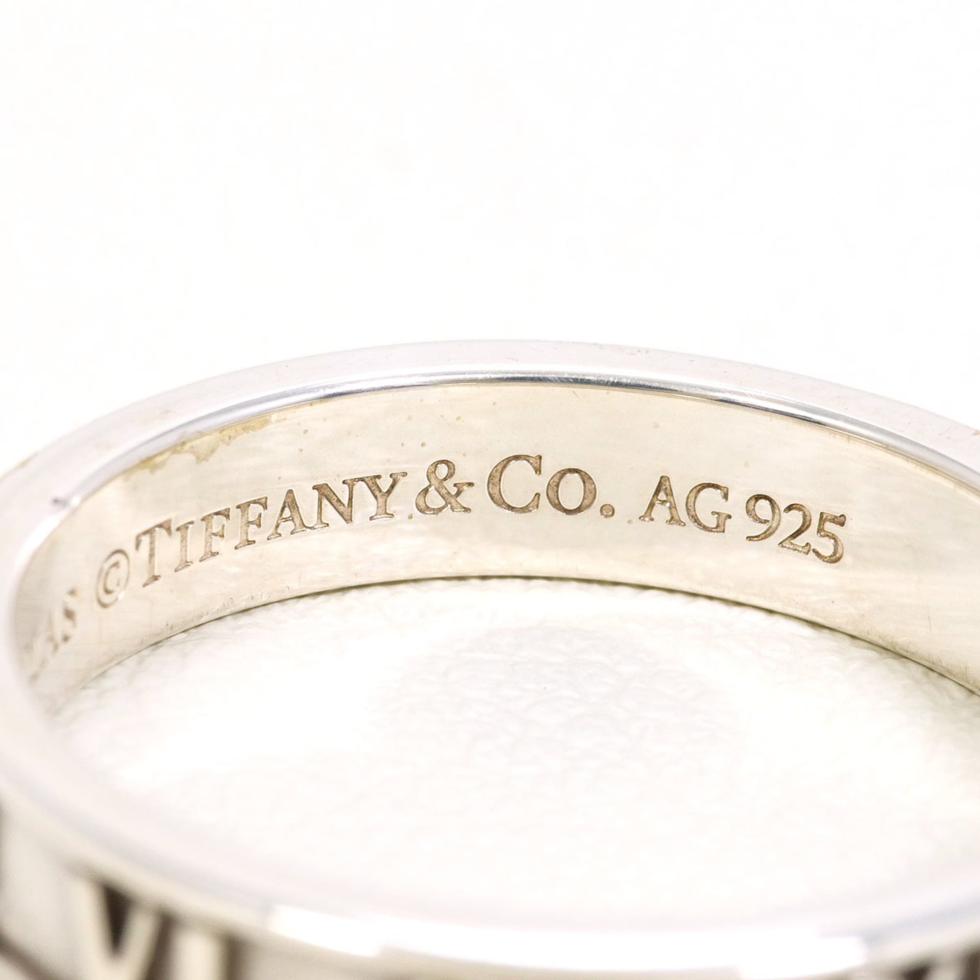 Tiffany Silver 925 Band Ring (Pre-Owned)