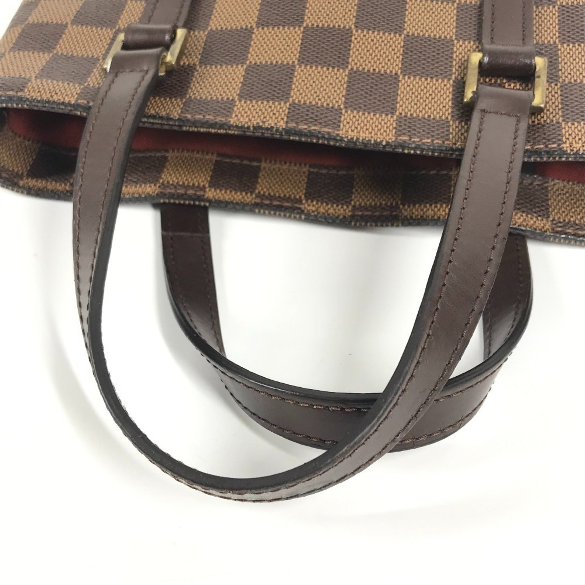 Louis Vuitton Brown Damier Canvas Ebene Damier Canvas Handbag Tote Bag (Pre-Owned)