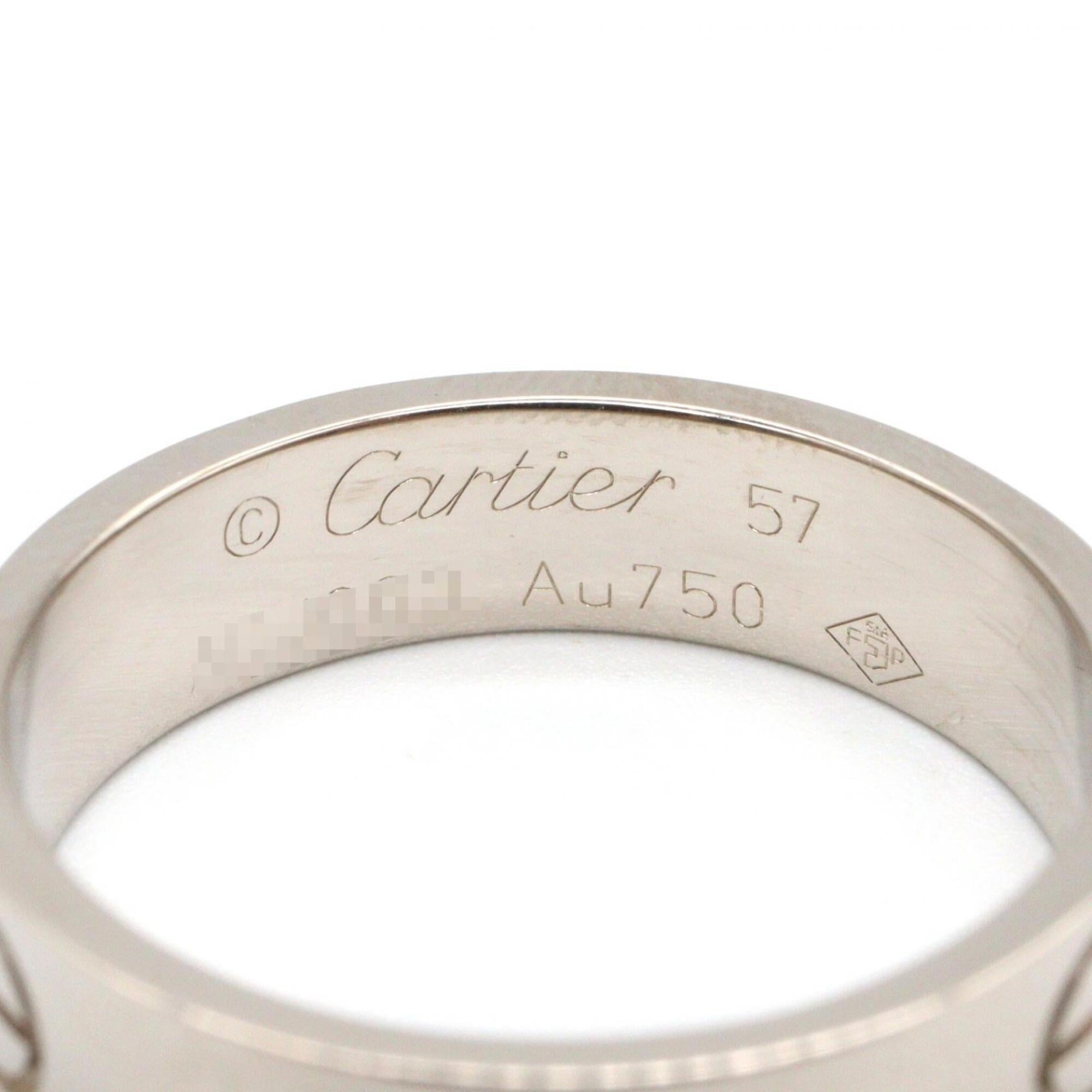 Cartier Silver White Gold (18K) Band Ring (Pre-Owned)