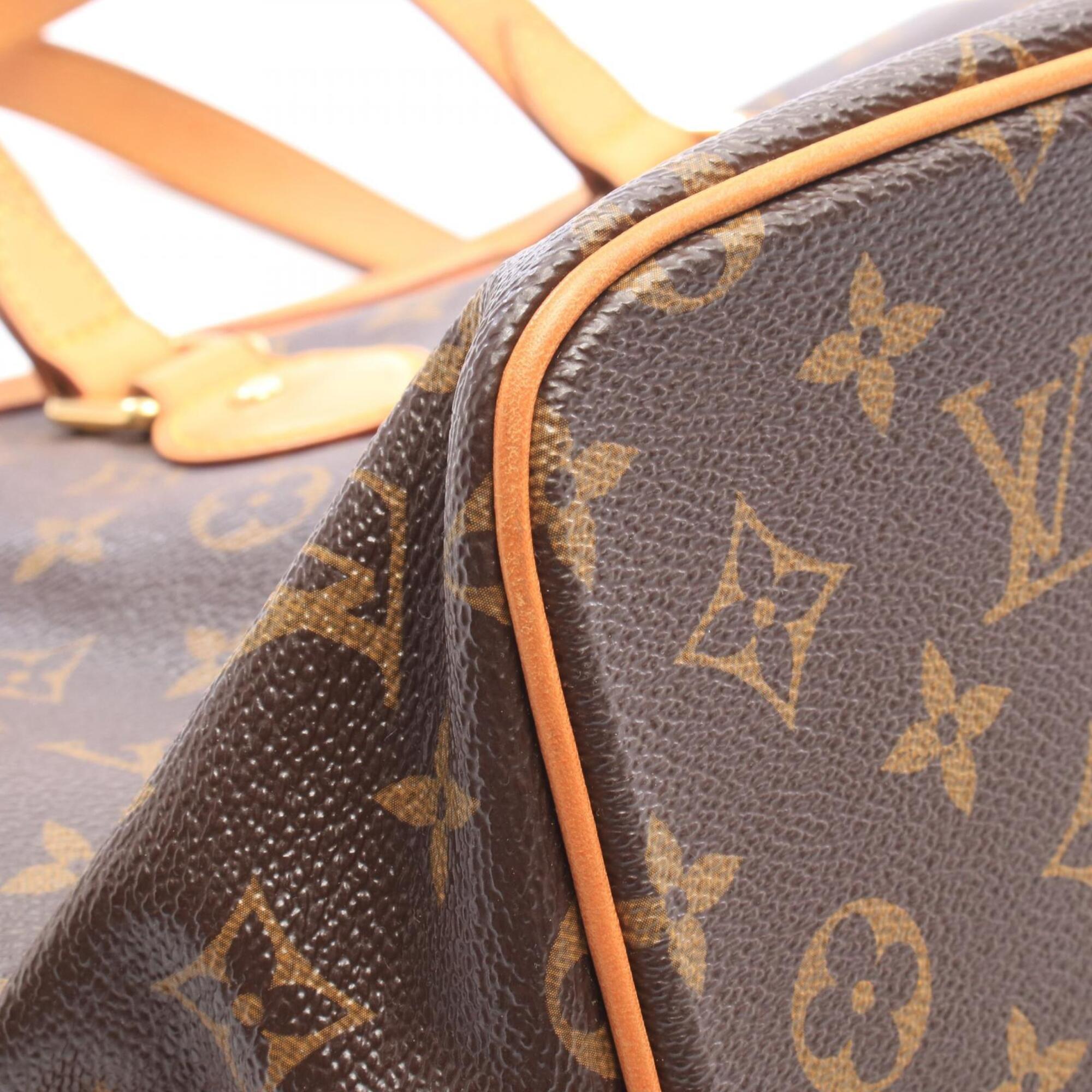 Louis Vuitton Brown Coated Canvas Pvc Leather Handbag (Pre-Owned)