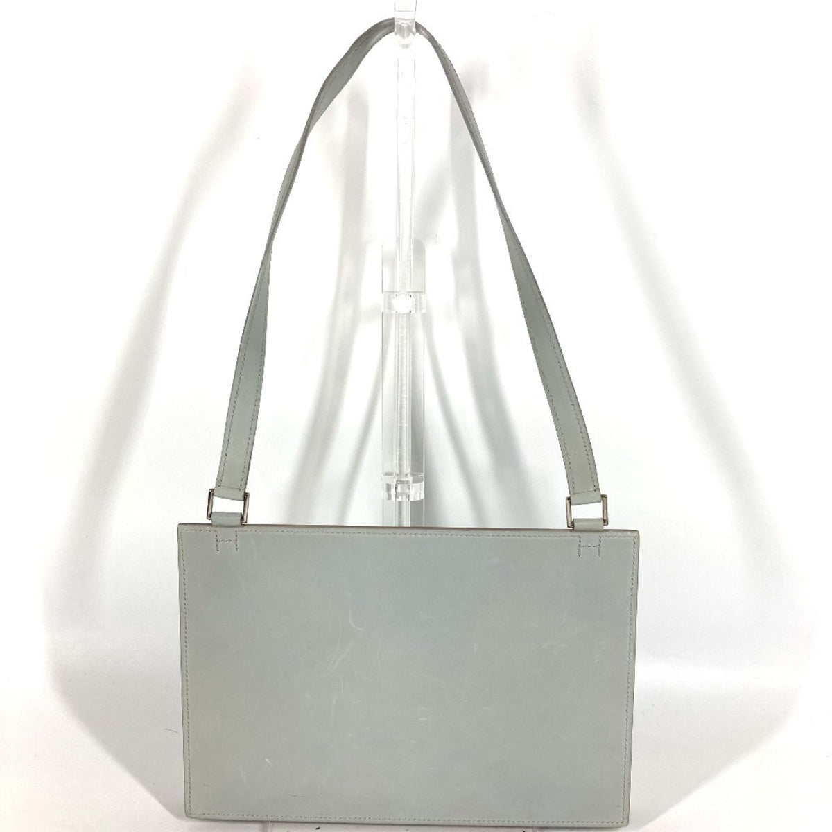 Hermes Light Blue Leather Shoulder Bag (Pre-Owned)