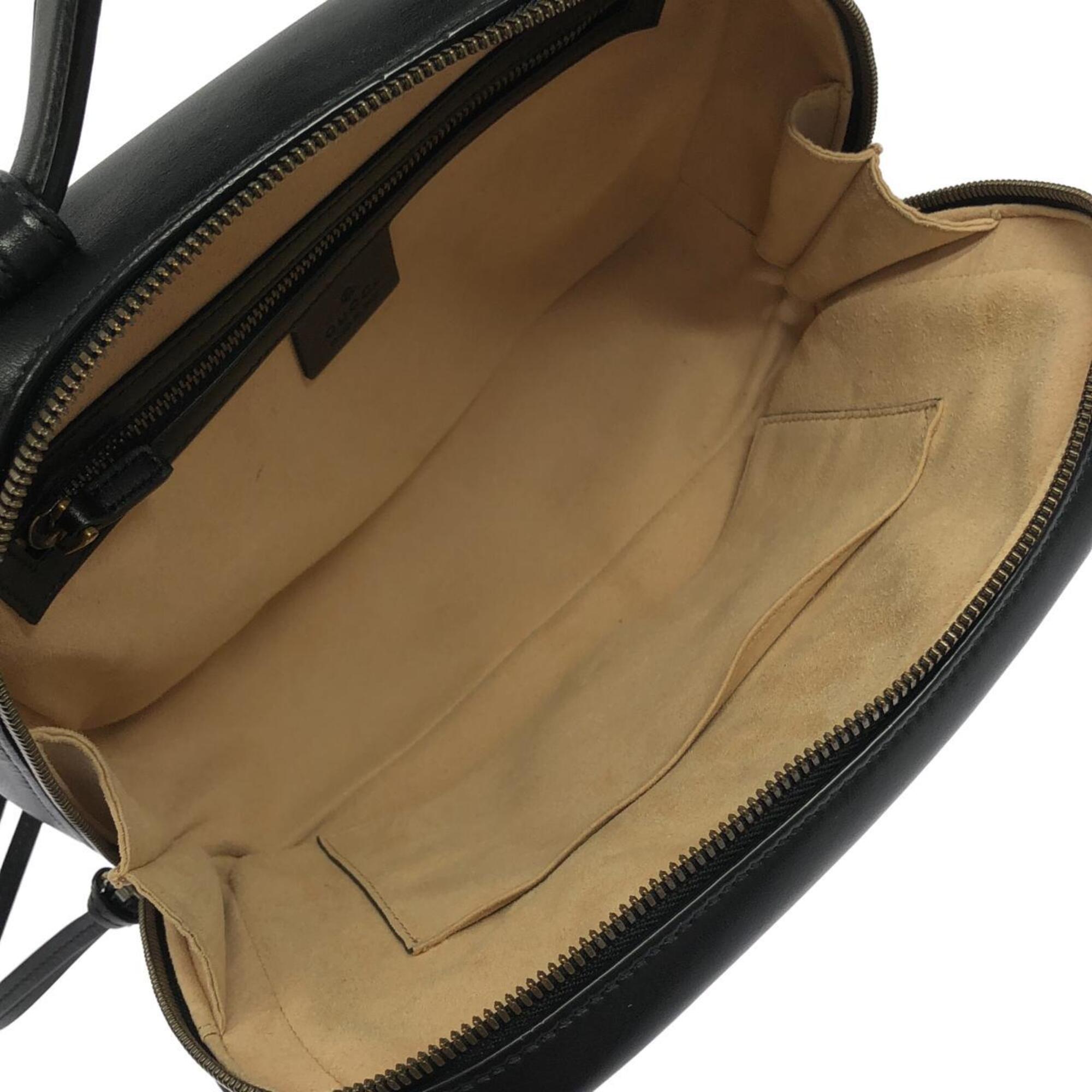 Gucci Black Leather Shoulder Bag (Pre-Owned)