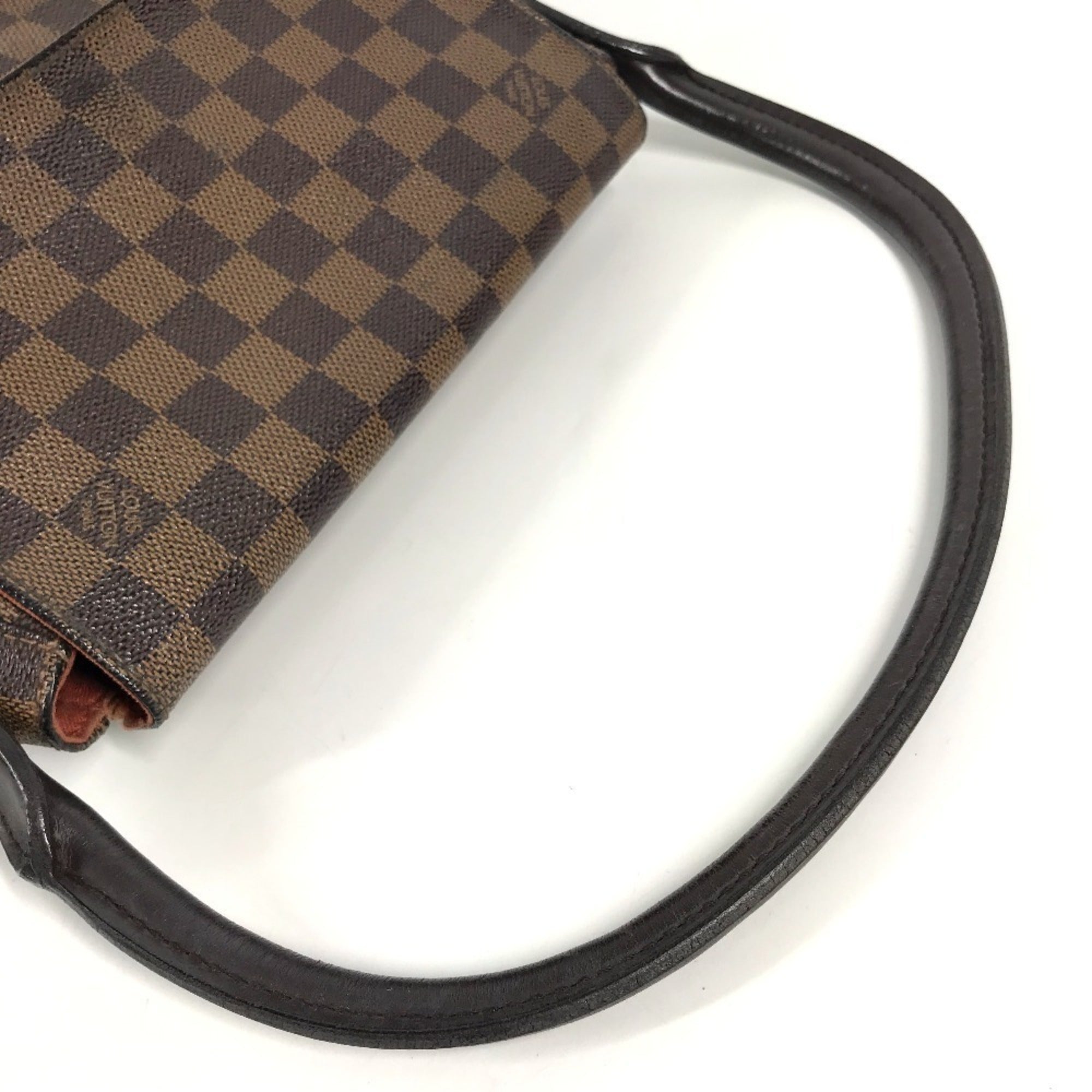 Louis Vuitton Brown Ebene Damier Canvas Handbag Shoulder Bag Tote Bag (Pre-Owned)