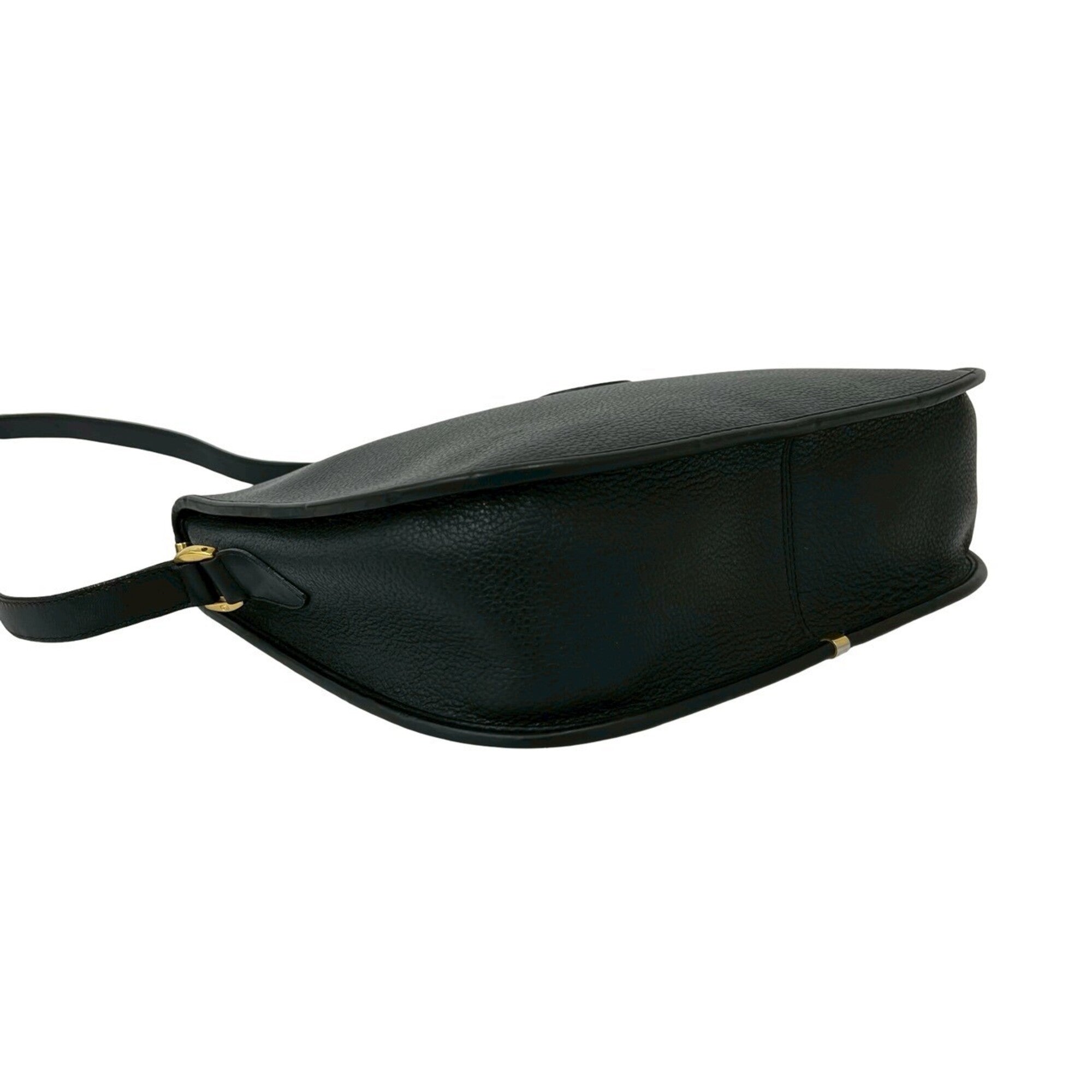 Gucci Black Leather Pochette Shoulder Bag (Pre-Owned)
