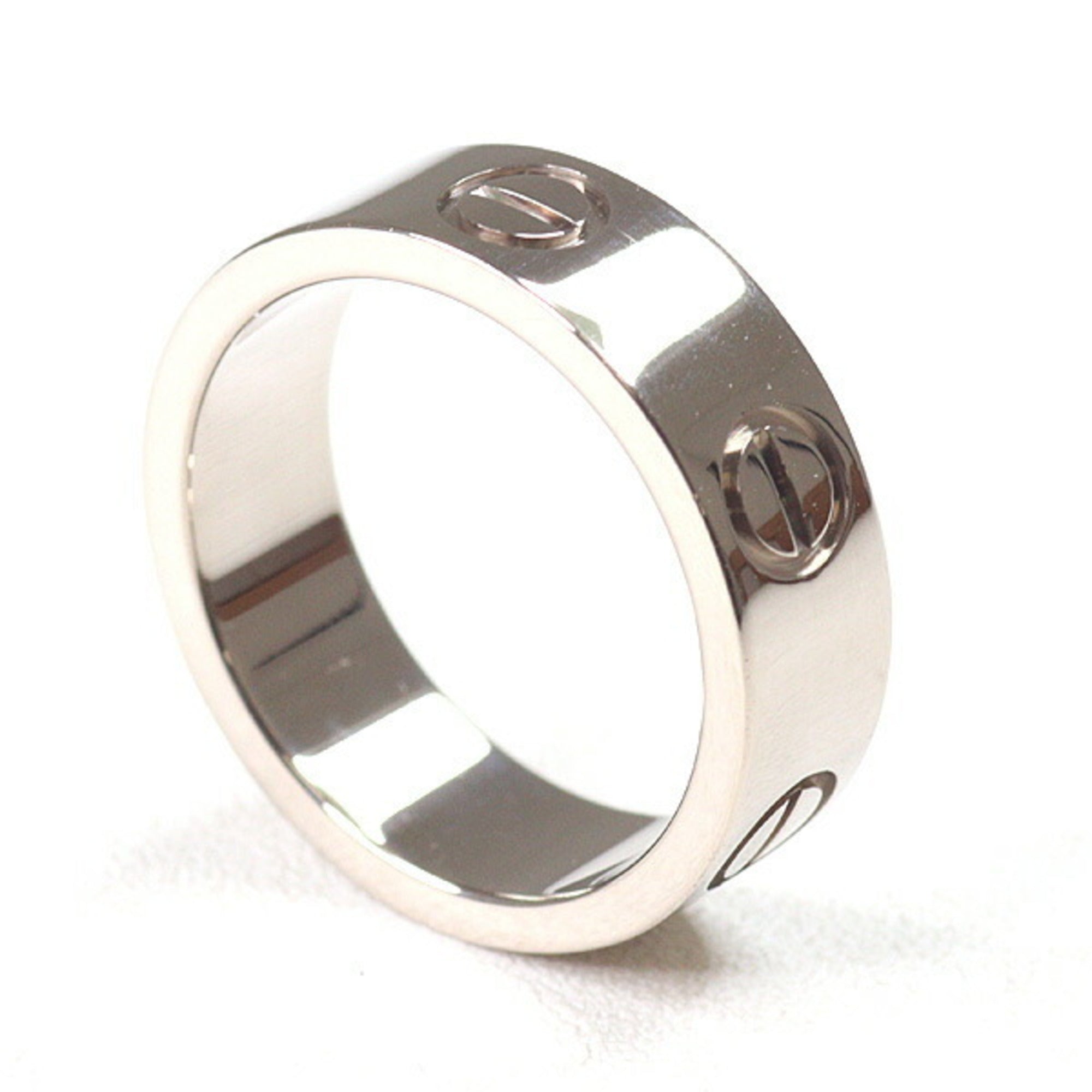 Cartier White Gold White Gold (18K) Band Ring (Pre-Owned)