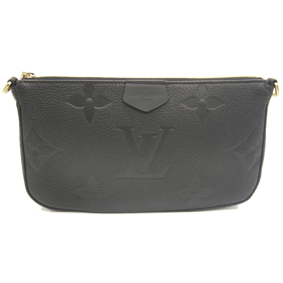 Louis Vuitton Black Noir Monogram Empreinte Pochette Shoulder Bag (Pre-Owned)