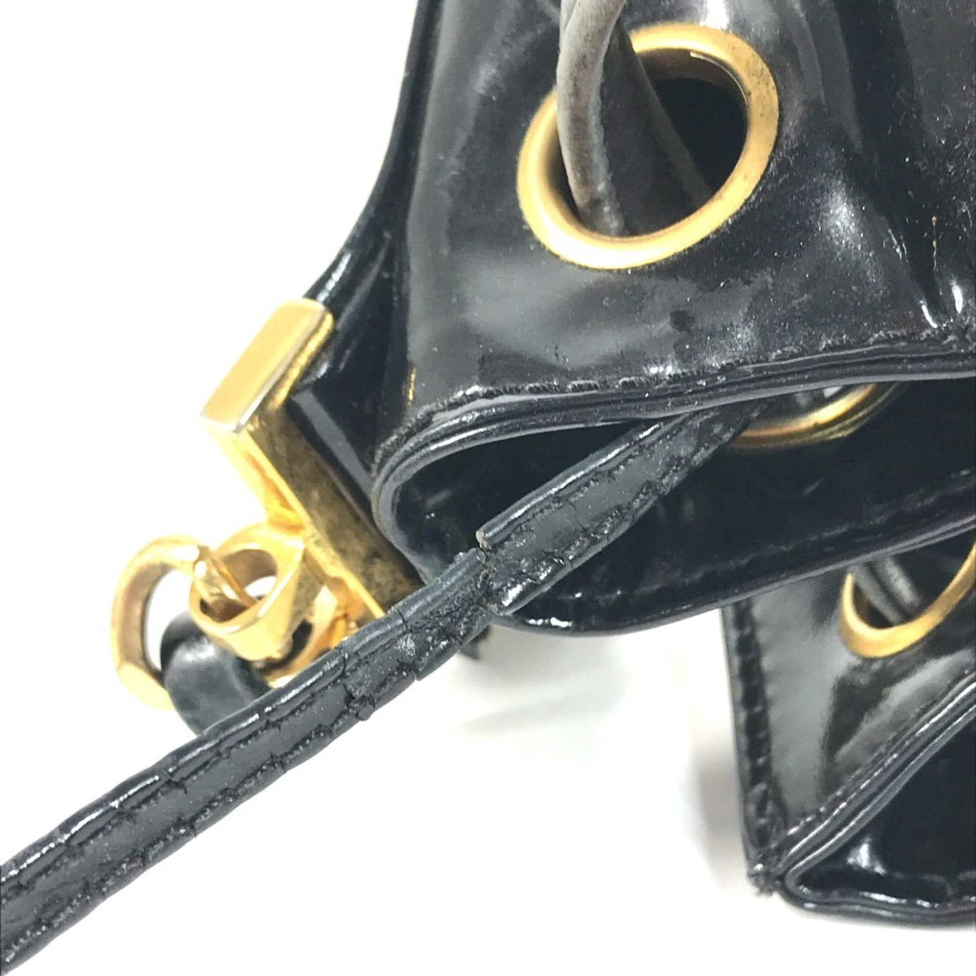 Chanel Black Handbag Pouch Shoulder Bag (Pre-Owned)