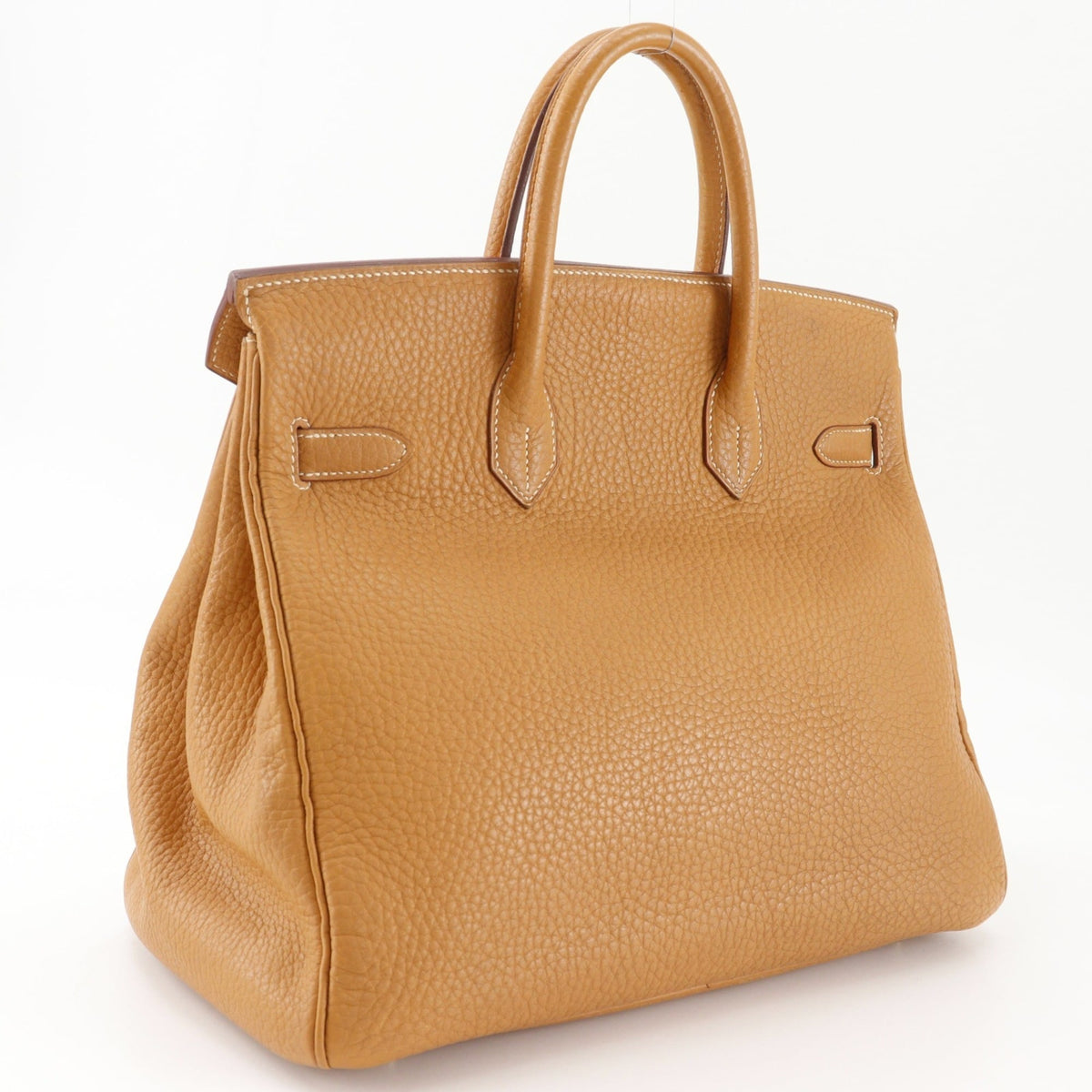 Hermes Beige Natural Fjord Leather Handbag (Pre-Owned)
