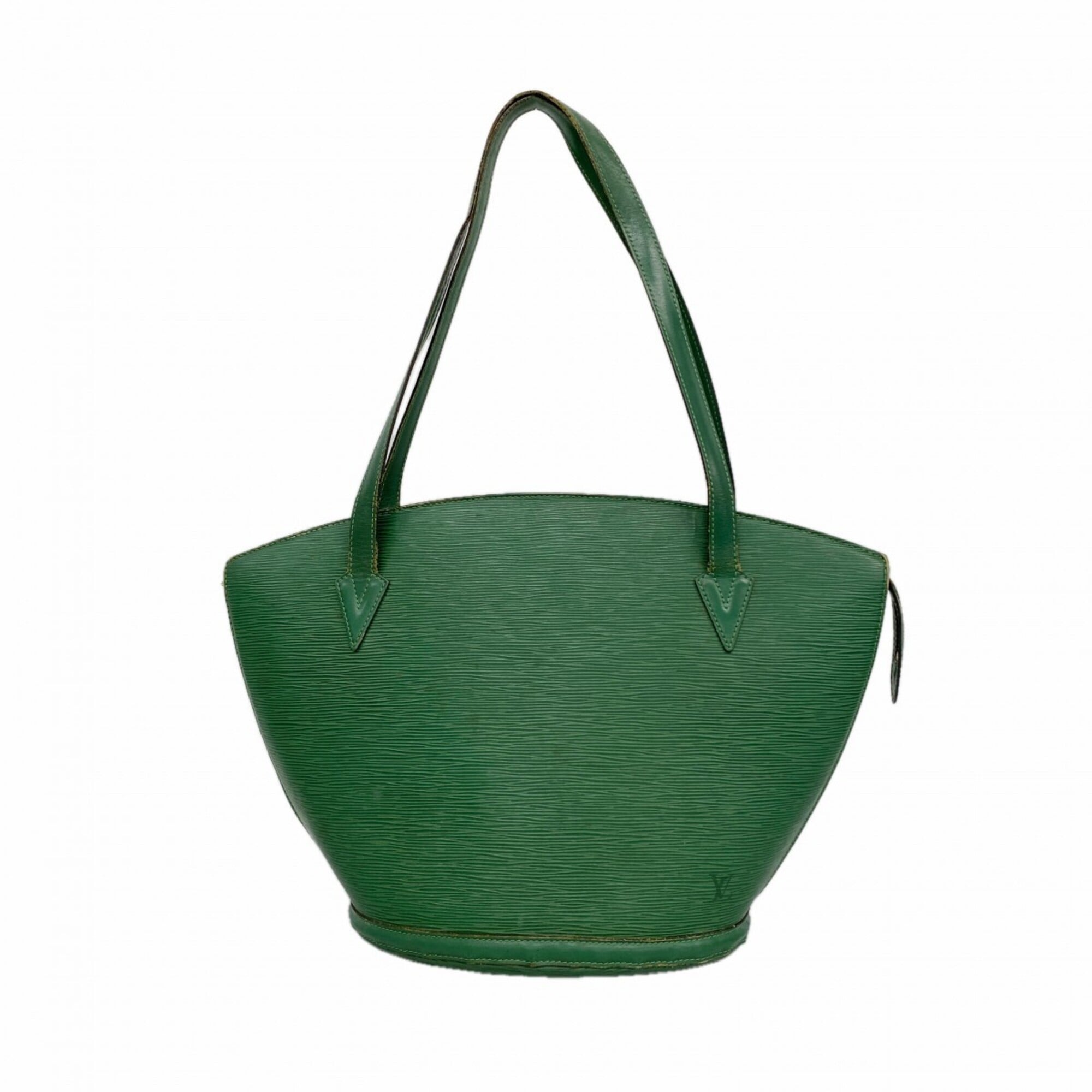 Louis Vuitton Borneo Green Shoulder Bag (Pre-Owned)