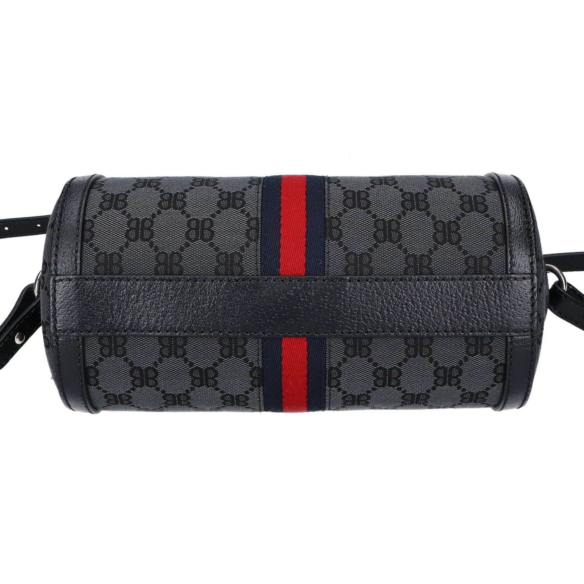 Balenciaga Black Canvas Handbag Shoulder Bag (Pre-Owned)
