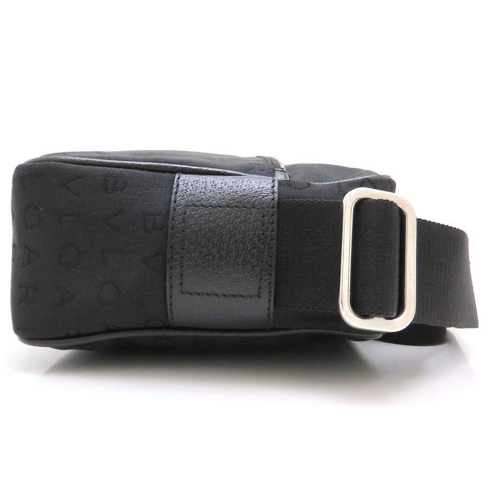 Bvlgari Black Canvas Leather Shoulder Bag (Pre-Owned)