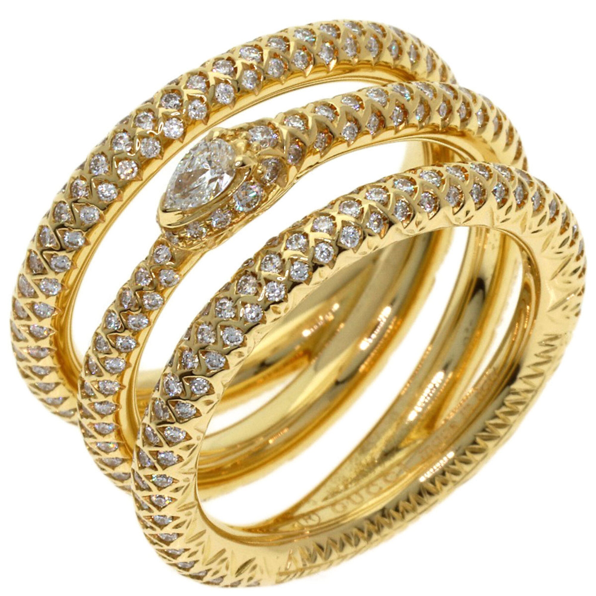 Gucci Yellow Gold (18K) Band Ring (Pre-Owned)