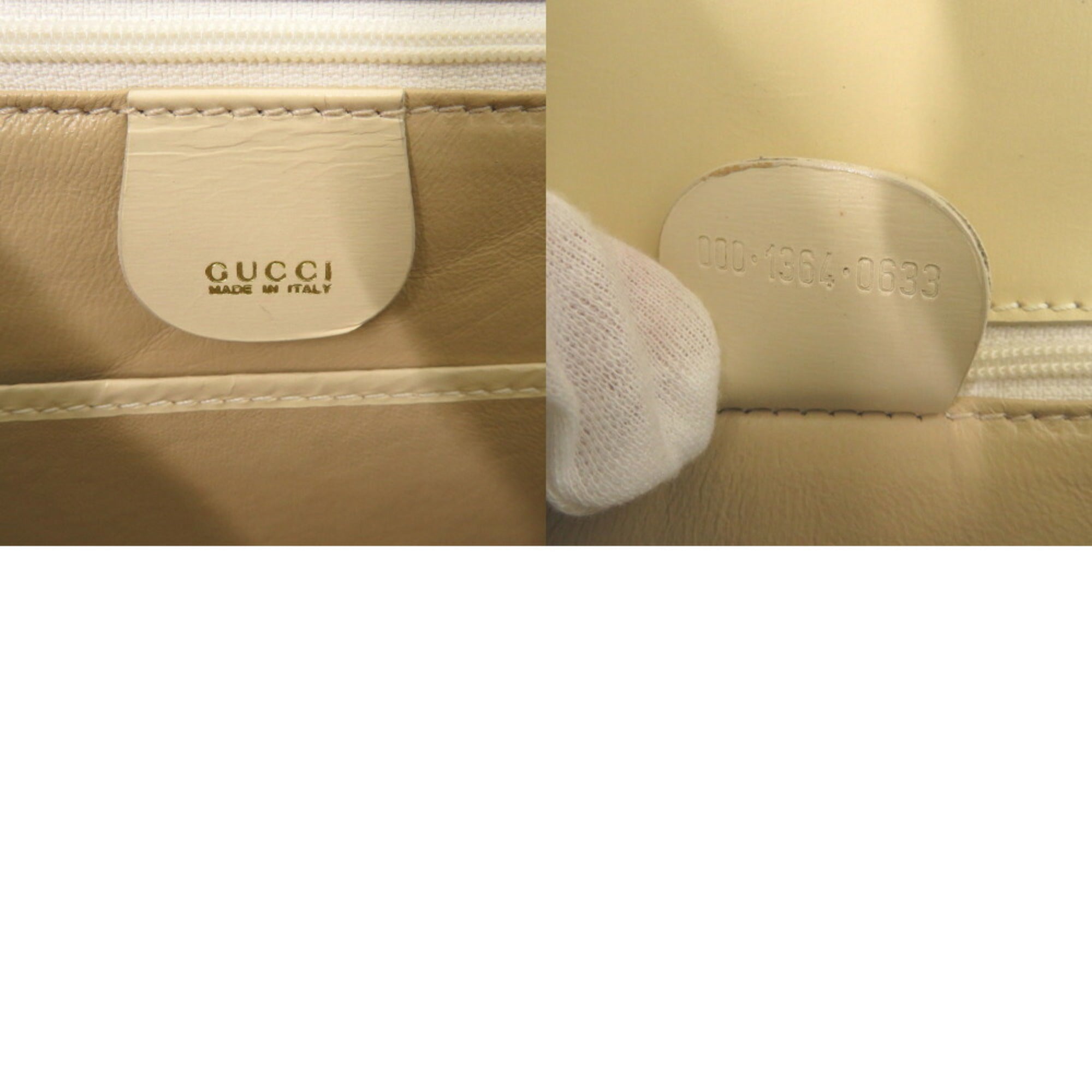 Gucci White Leather Handbag (Pre-Owned)