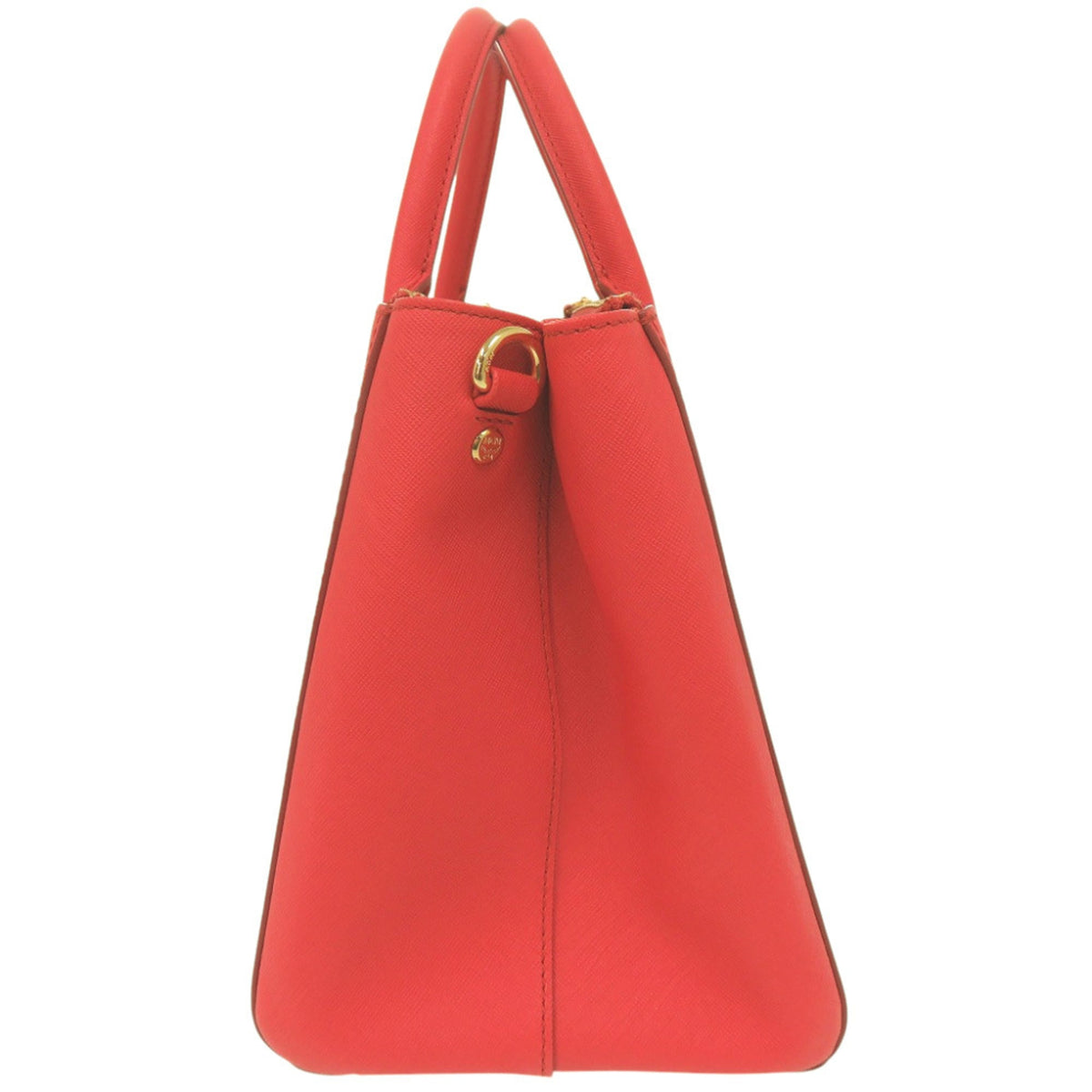 Mcm Red Color Leather Handbag (Pre-Owned)