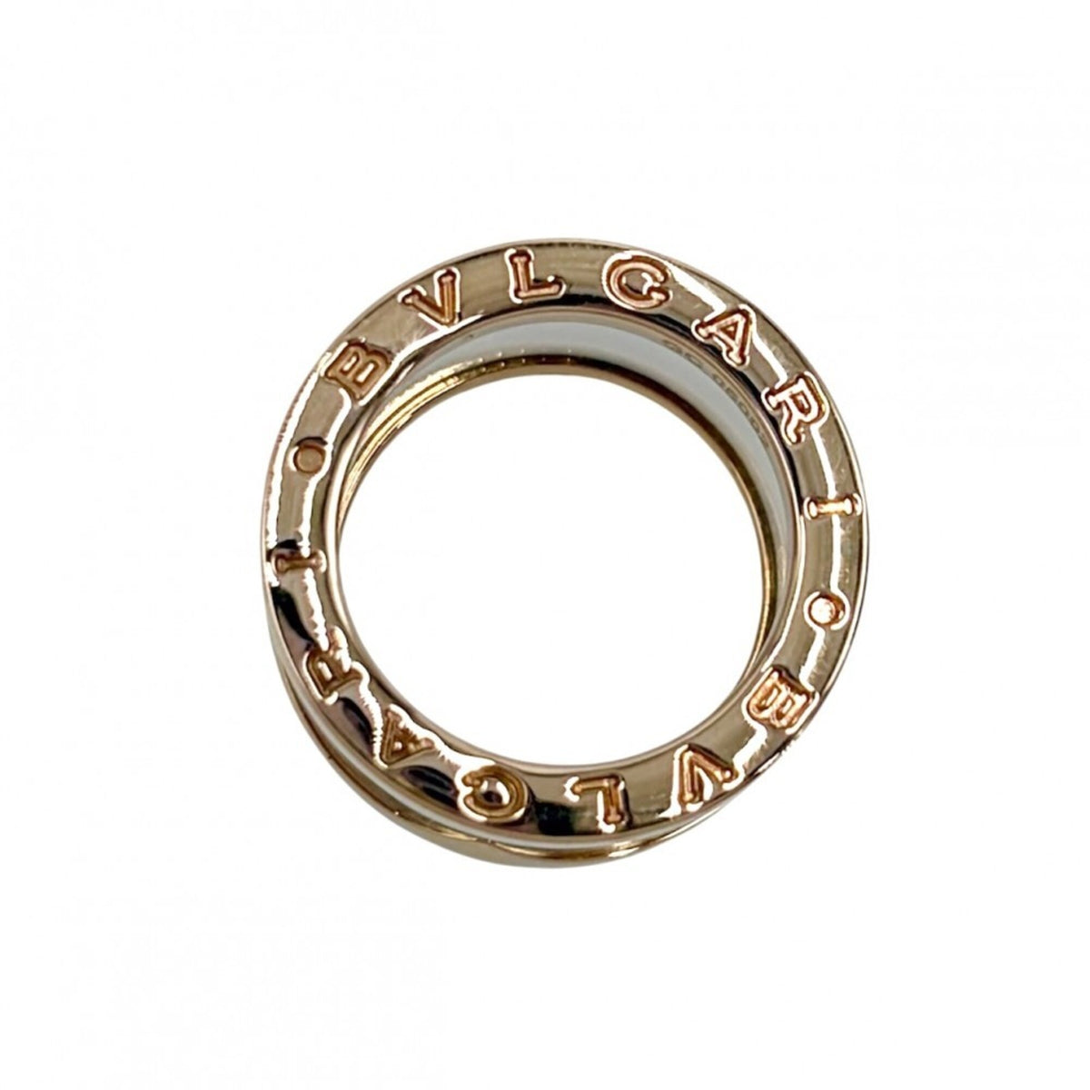 Bvlgari Pink Gold (18K) Ceramic Band Ring (Pre-Owned)