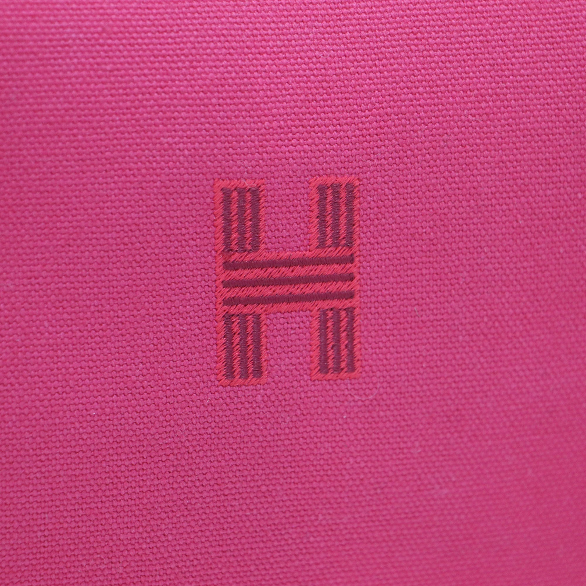 Hermes Black Pink Cotton Pouch (Pre-Owned)