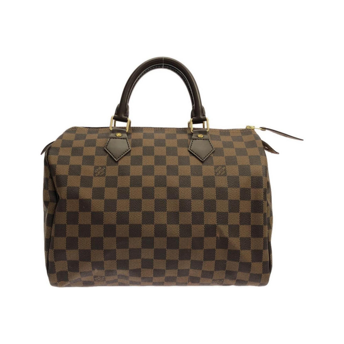 Louis Vuitton Damier Canvas Ebene Coated Canvas Boston Bag (Pre-Owned)