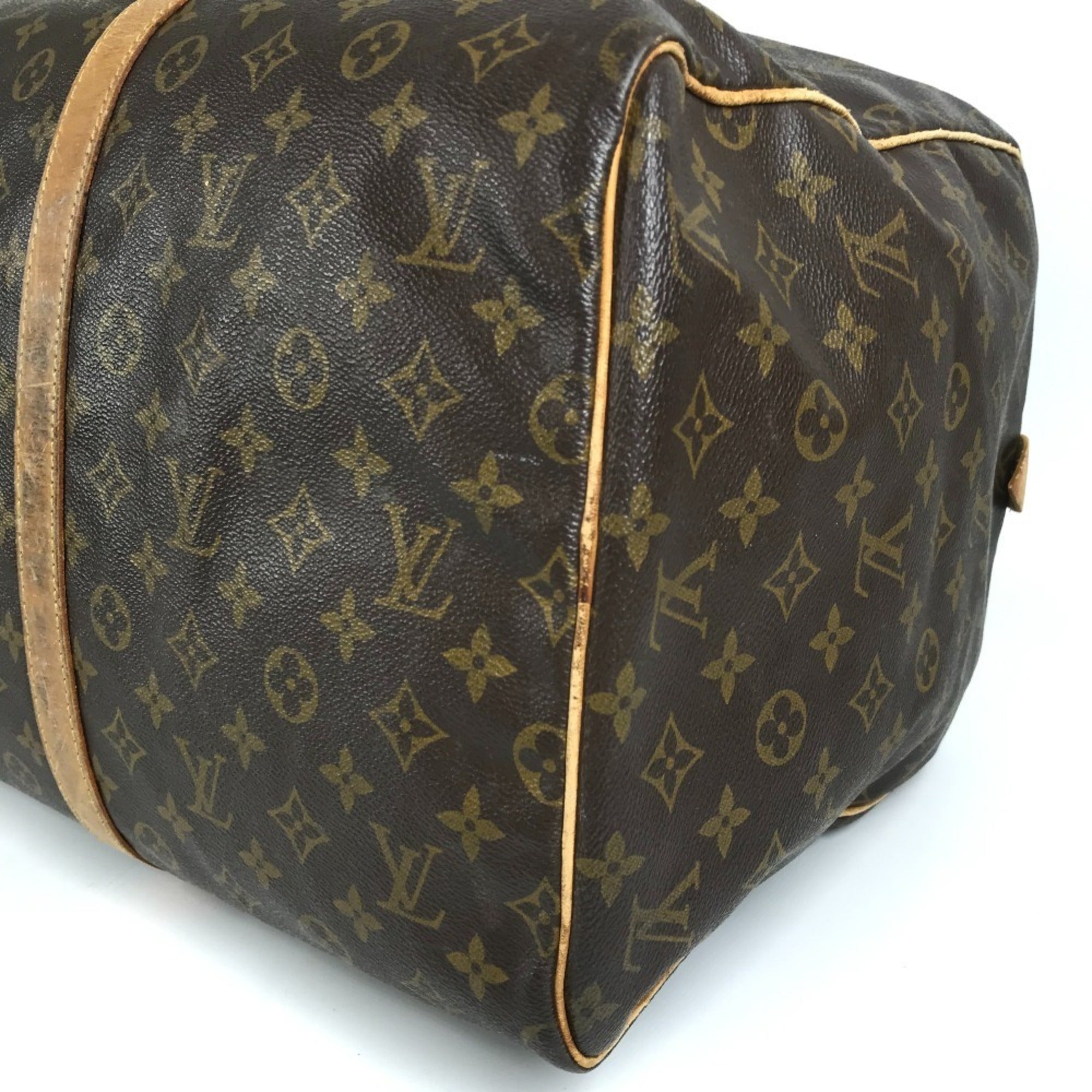 Louis Vuitton Brown Monogram Canvas Boston Bag Handbag (Pre-Owned)
