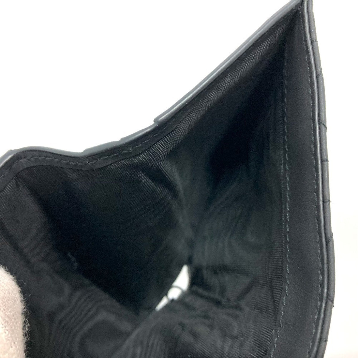 Christian Dior Black Leather Wallet (Bi-Fold) (Pre-Owned)
