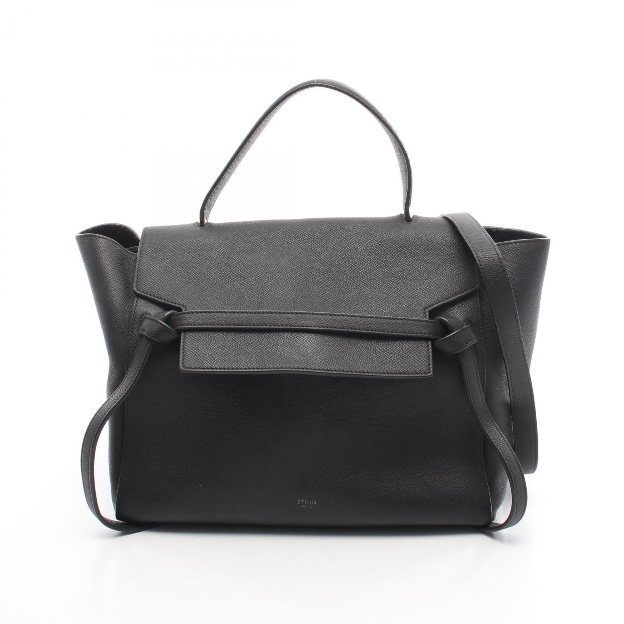 Celine Black Leather Handbag (Pre-Owned)
