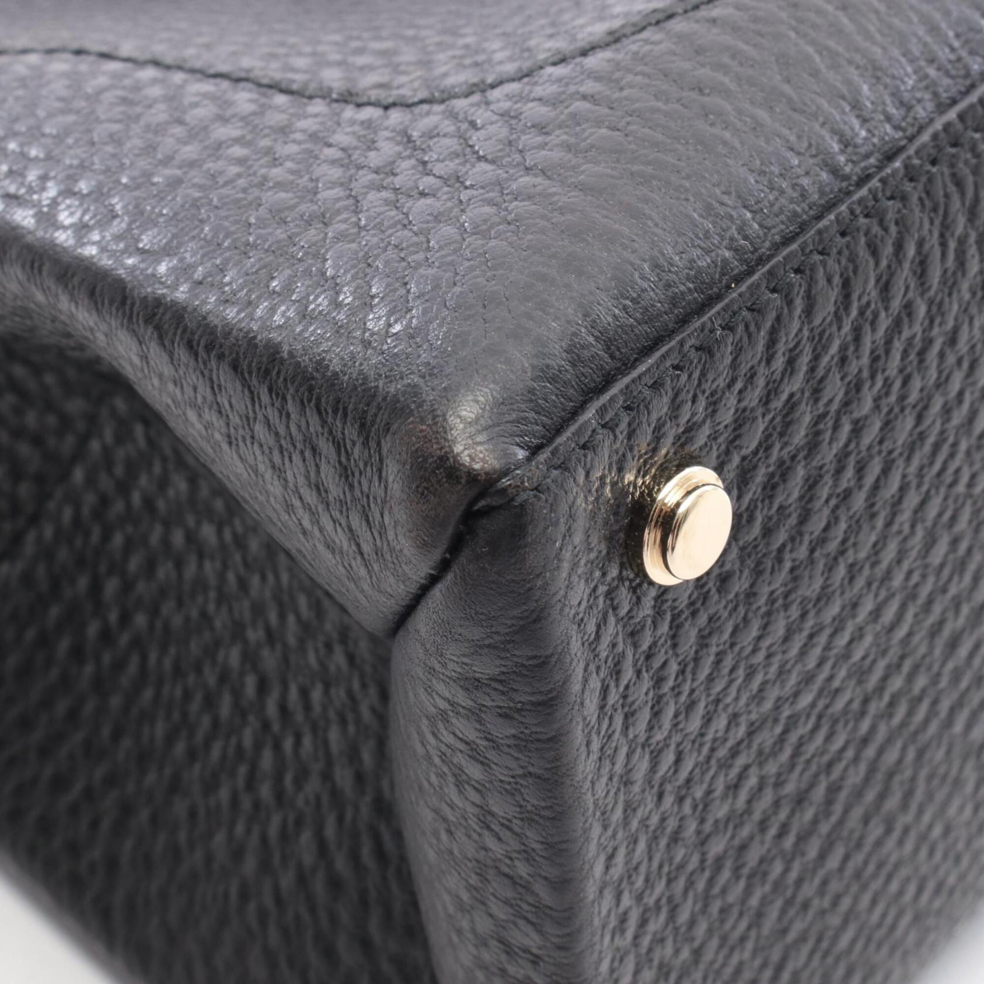 Gucci Black Leather Handbag (Pre-Owned)