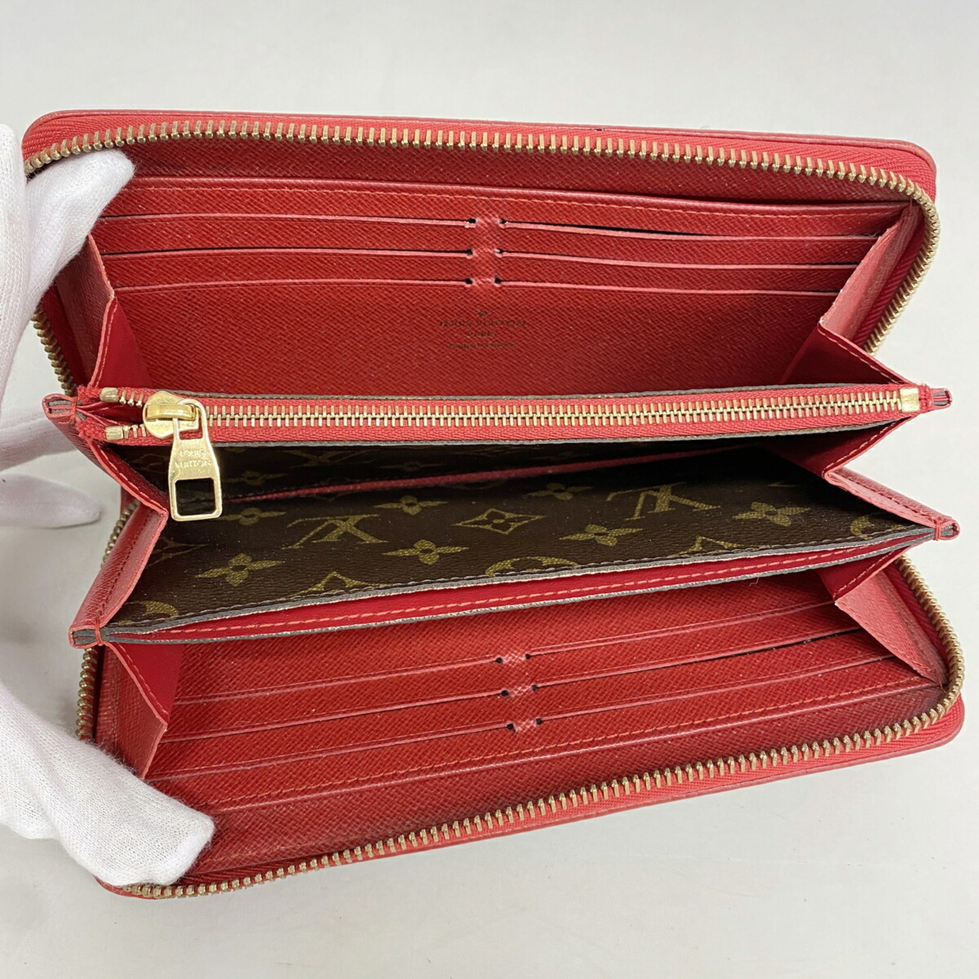Louis Vuitton Brown Cerise Long Wallet (Bi-Fold) (Pre-Owned)