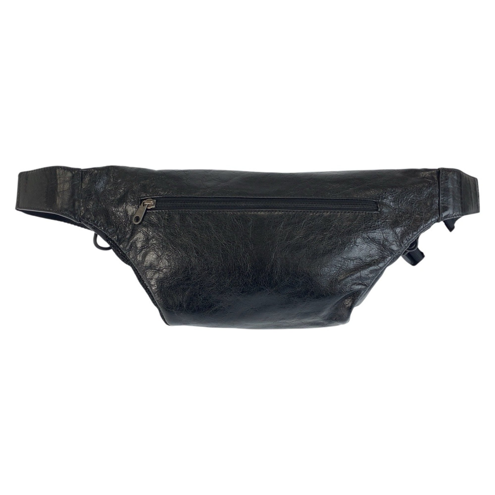 Balenciaga Black Leather Fanny Pack (Pre-Owned)