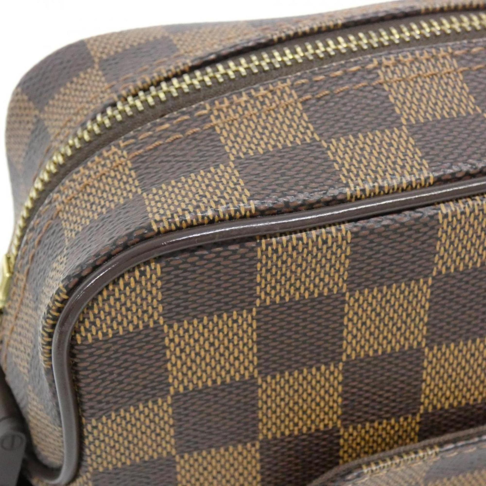 Louis Vuitton Ebene Coated Canvas Shoulder Bag (Pre-Owned)