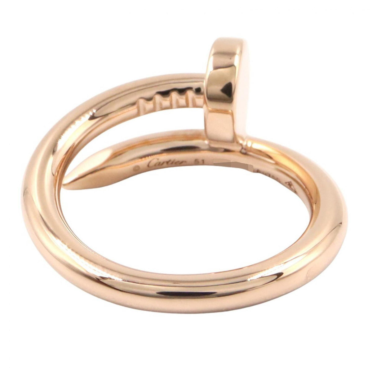 Cartier Gold Pink Gold (18K) Band Ring (Pre-Owned)