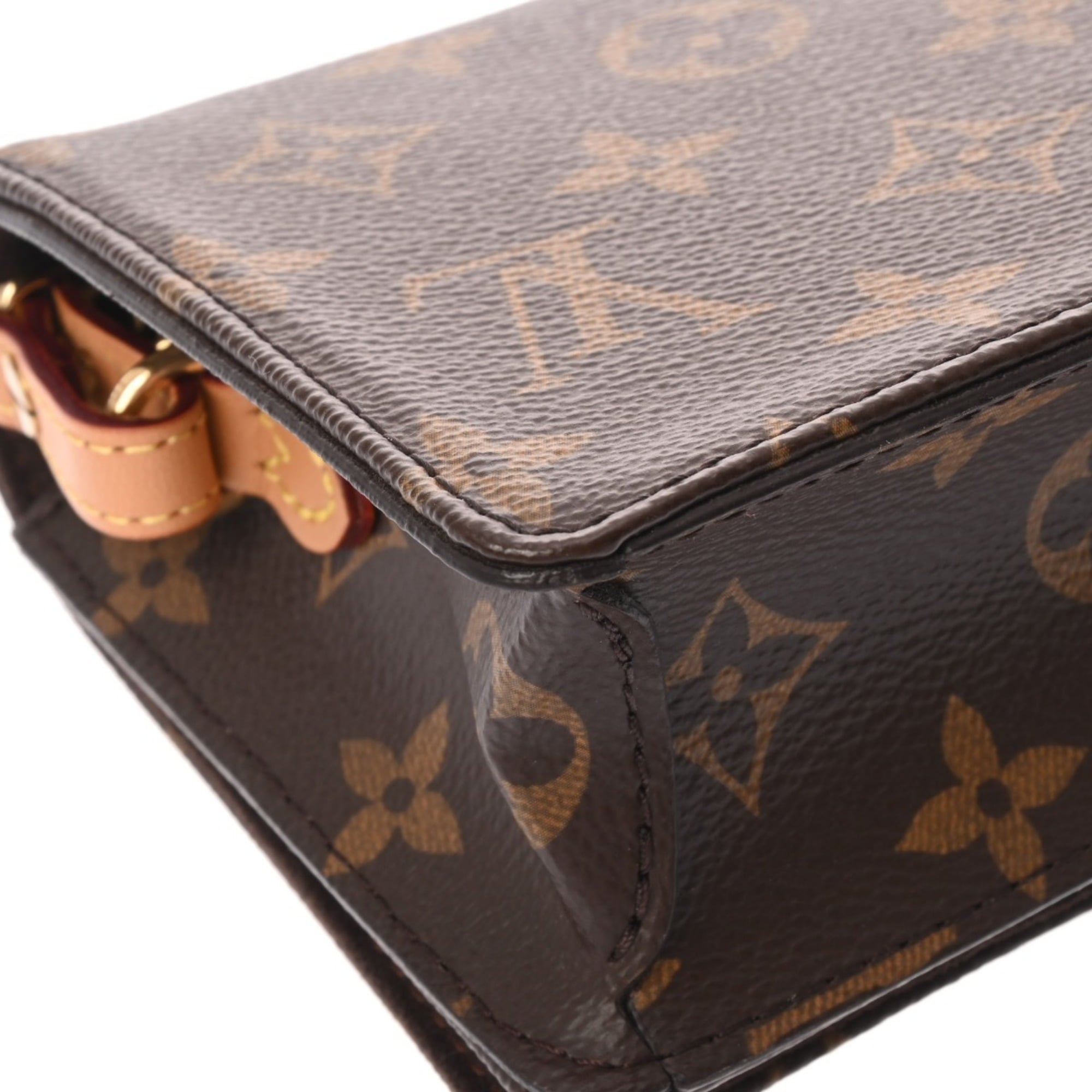 Louis Vuitton Brown Monogram Canvas Chain/Shoulder Wallet (Pre-Owned)