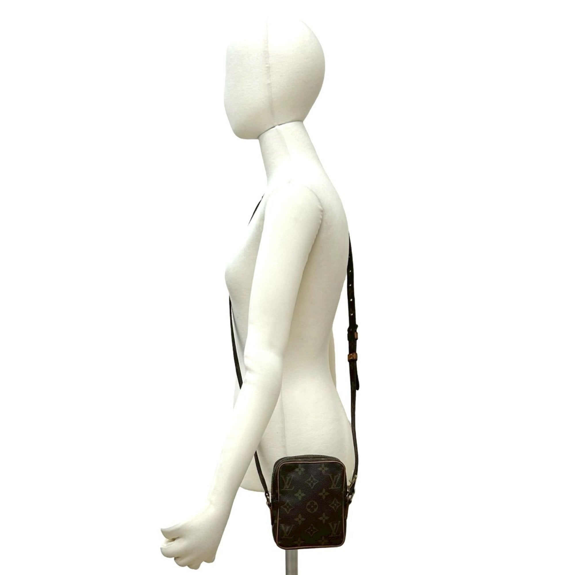 Louis Vuitton Brown Leather Pvc Pochette Shoulder Bag (Pre-Owned)