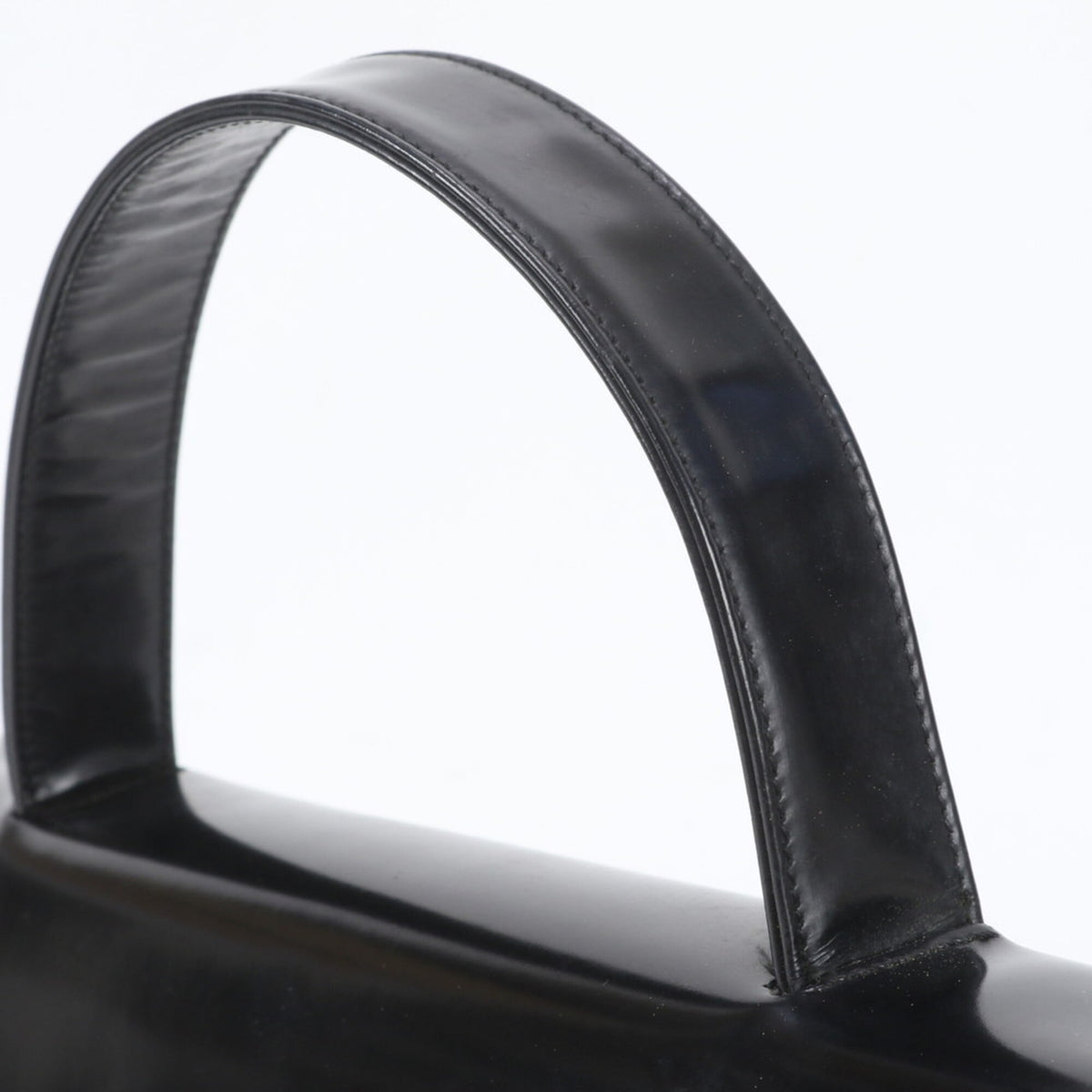 Prada Black Leather Nylon Briefcase (Pre-Owned)