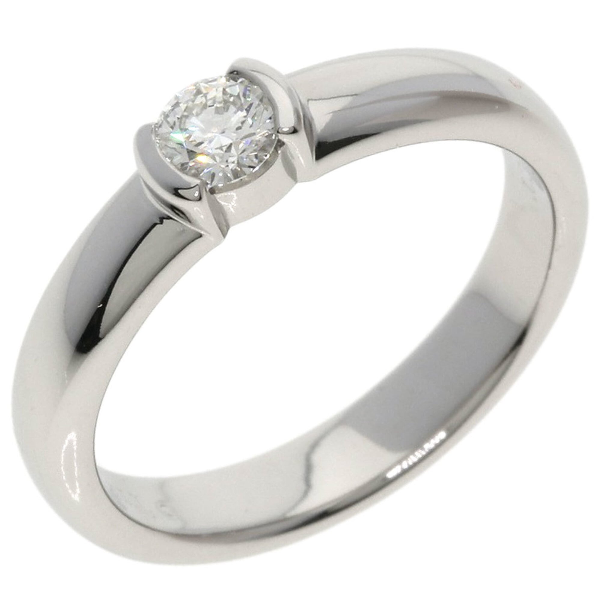 Tiffany Silver Platinum 950 Anniversary Ring (Pre-Owned)