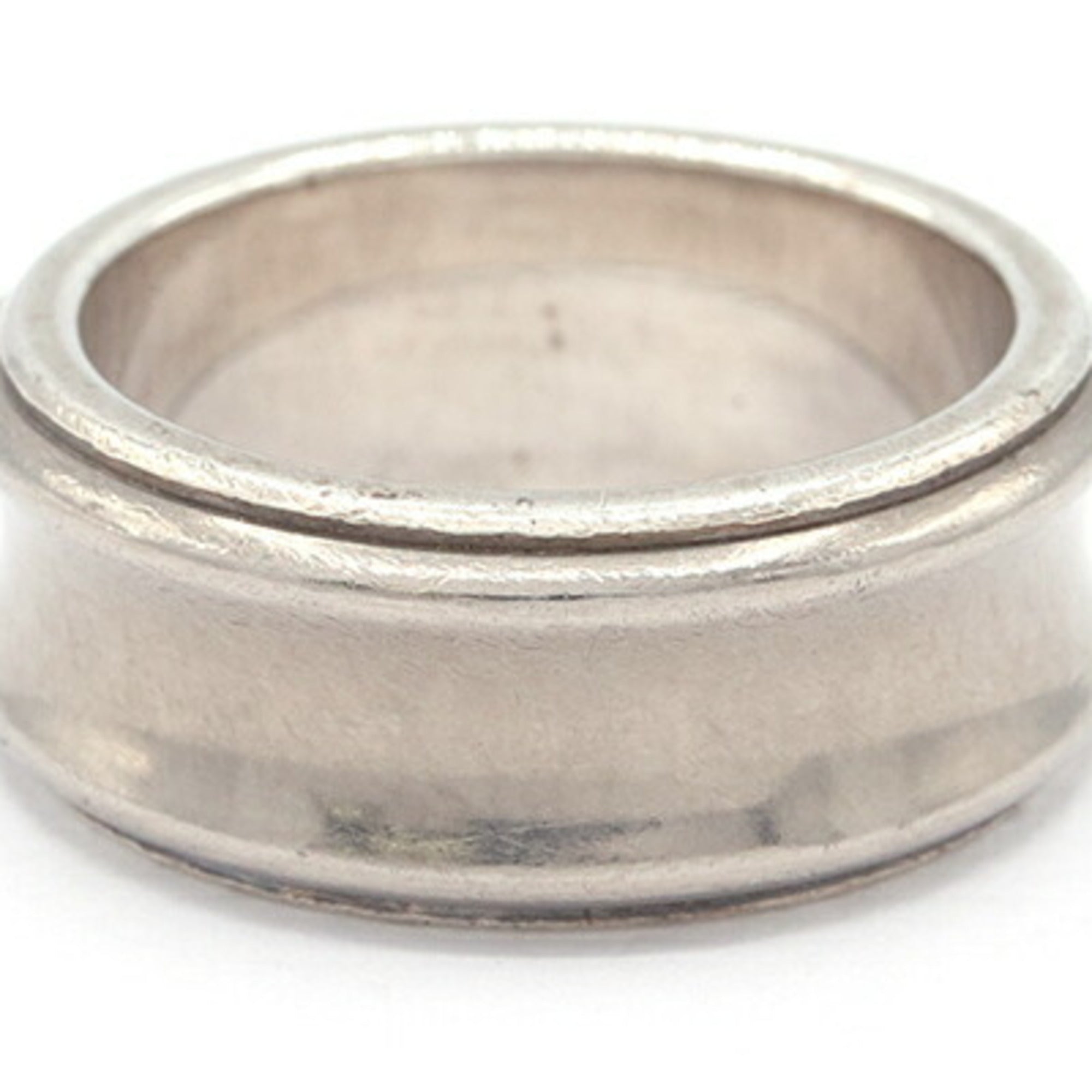Tiffany Sterling Silver 925 Titanium Band Ring (Pre-Owned)