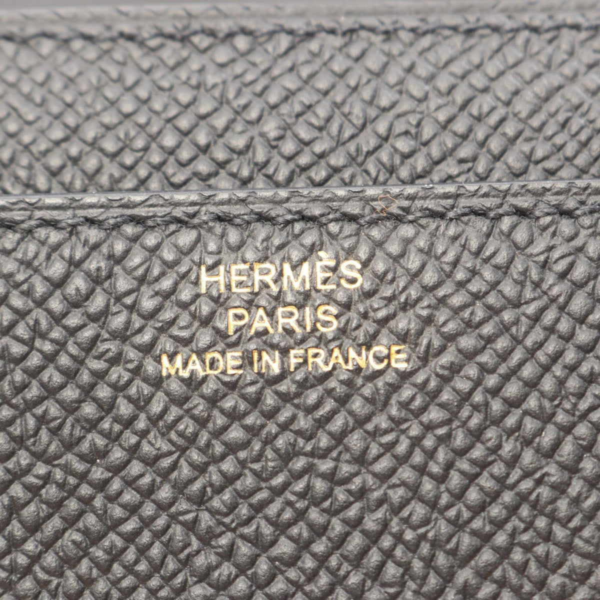 Hermes Black Epsom Leather Leather Handbag Shoulder Bag (Pre-Owned)