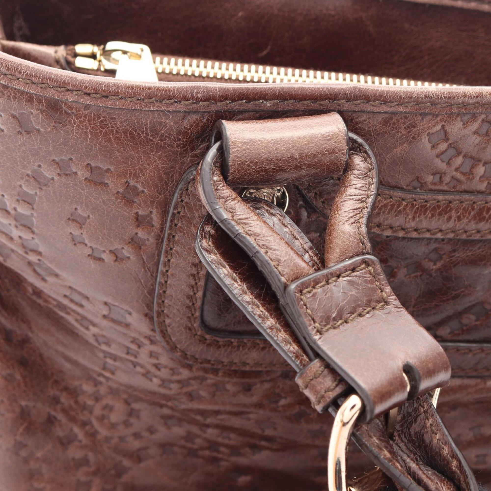 Celine Brown Leather Handbag (Pre-Owned)