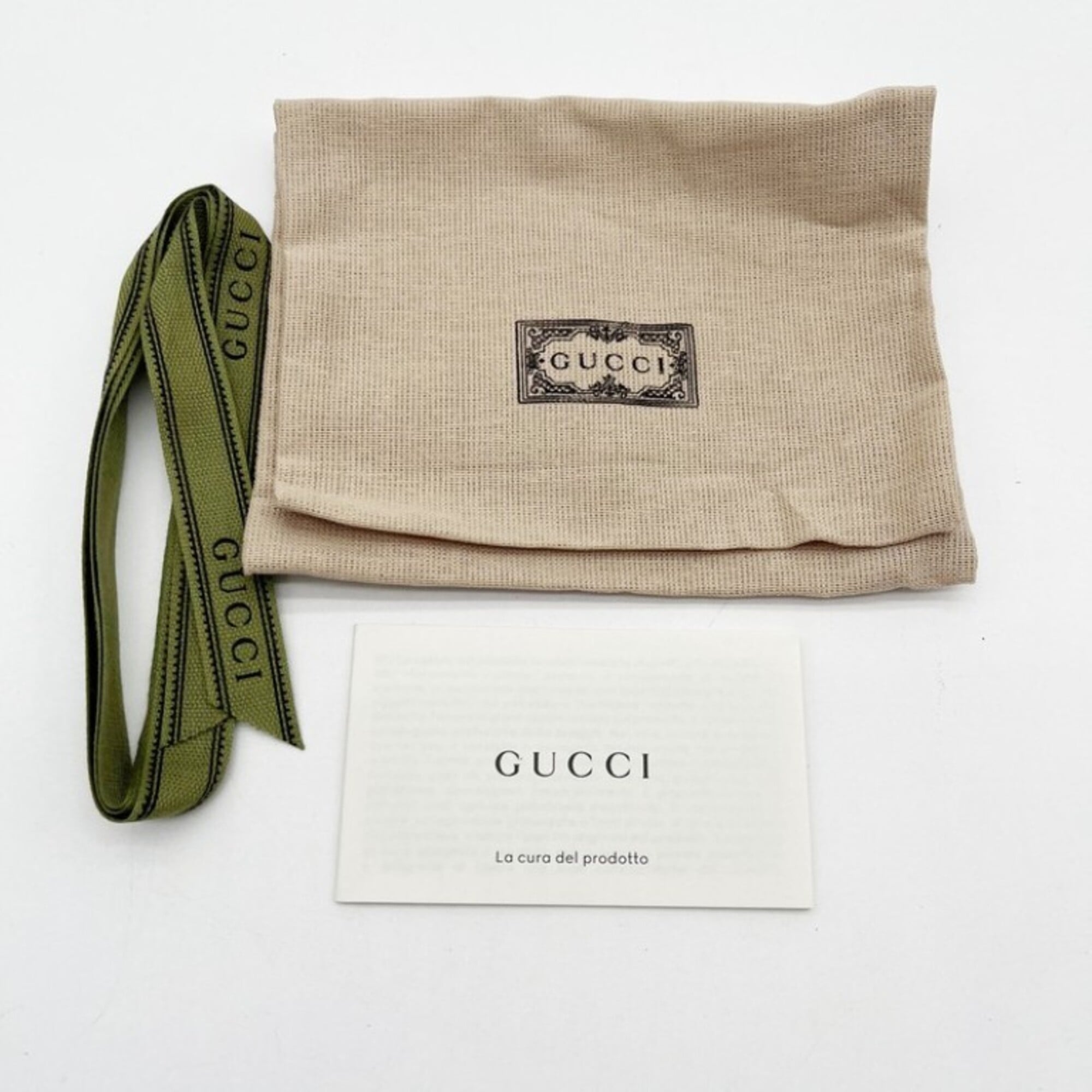 Gucci Beige Black Brown Pvc Leather Long Wallet (Bi-Fold) (Pre-Owned)