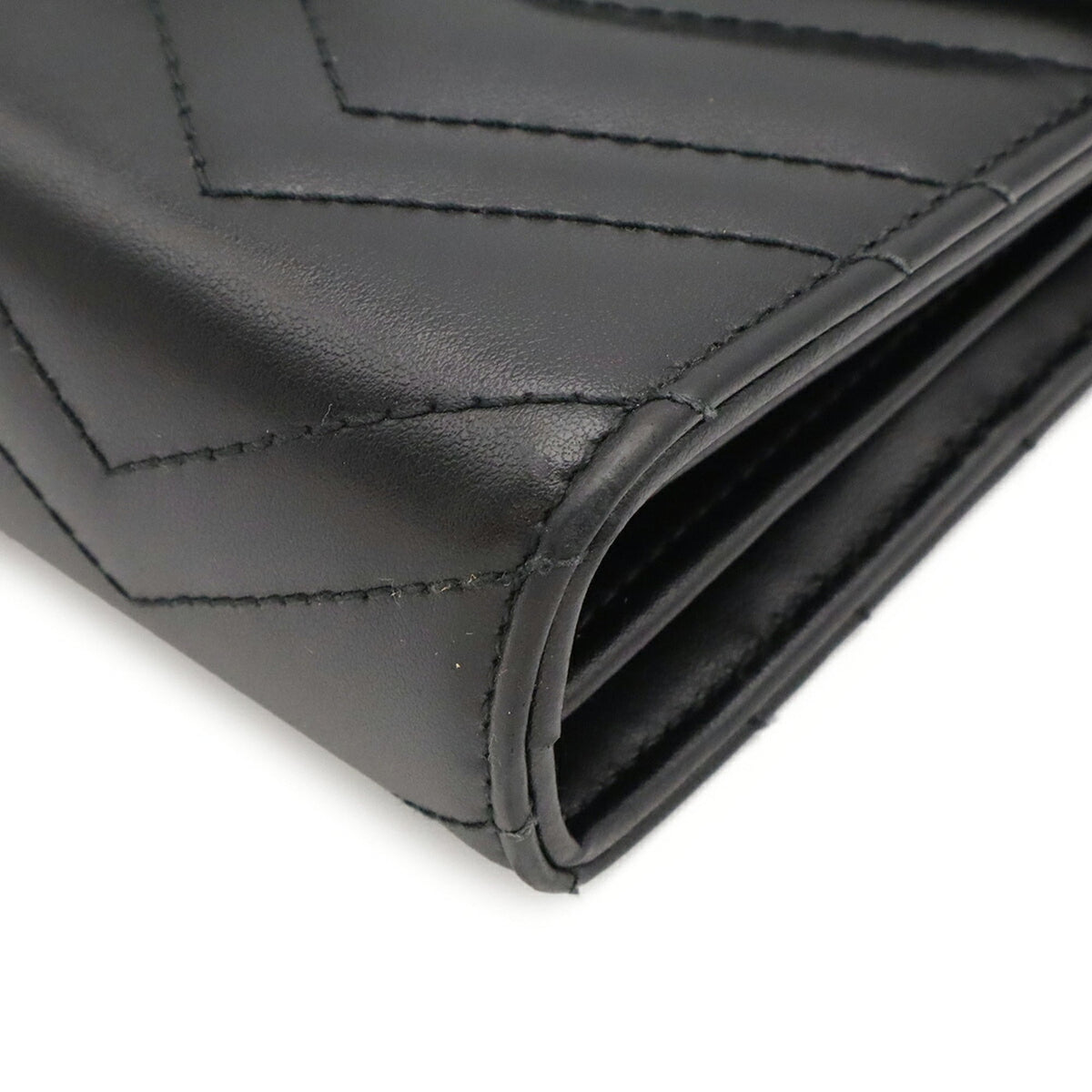 Gucci Black Quilting Clutch Bag Shoulder Bag (Pre-Owned)