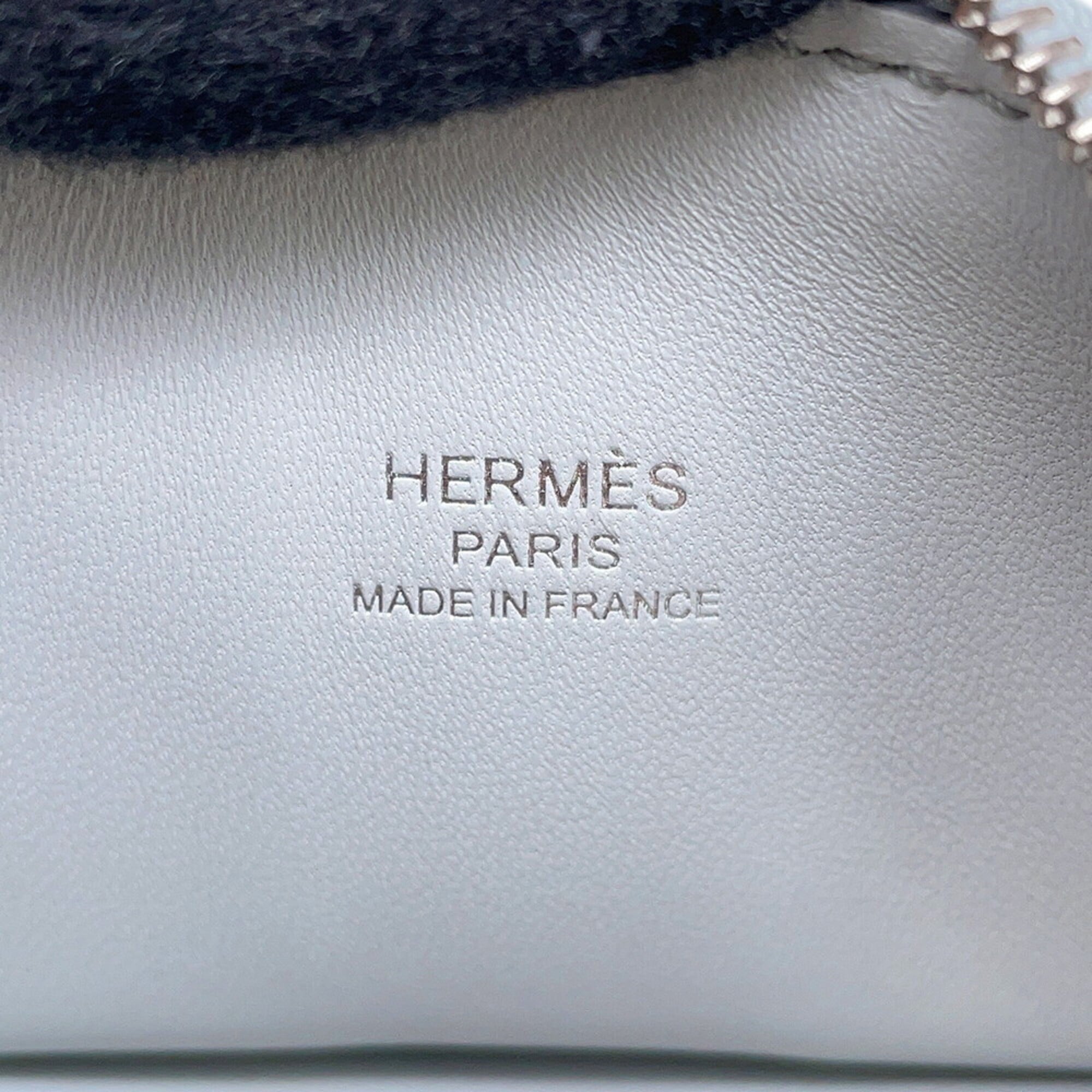 Hermes Argent Chevre Leather Handbag (Pre-Owned)